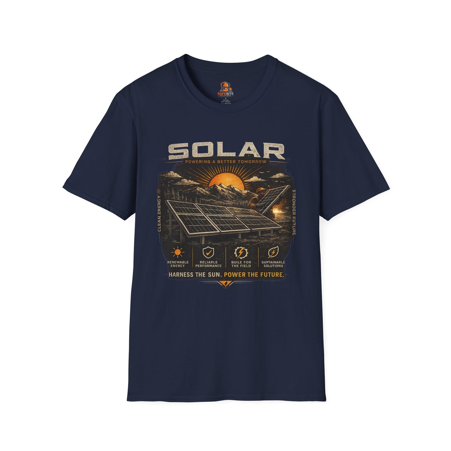 Solar Power Tee — Vintage Solar Energy Graphic T-Shirt