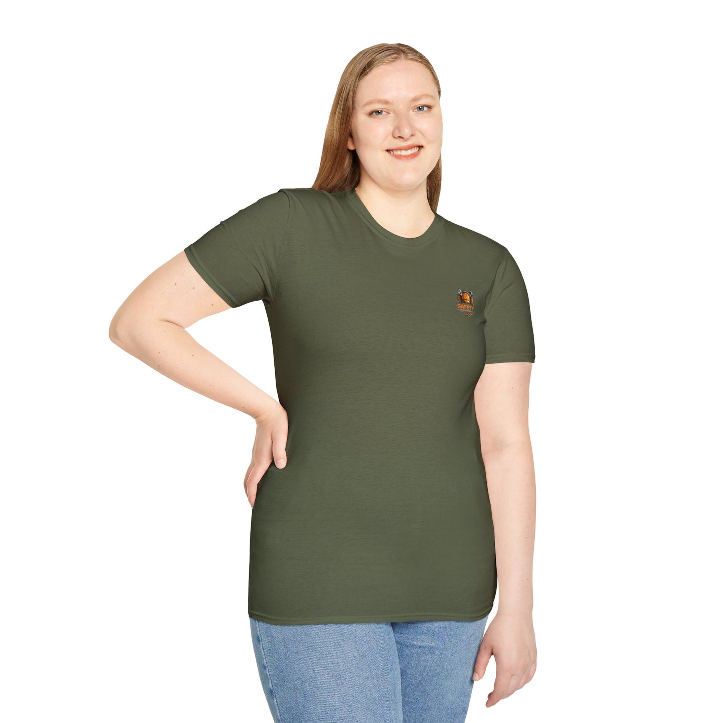 Safety Department Graphic T-Shirt — "Last Line Before Incident" Worksite Firefighter Tee