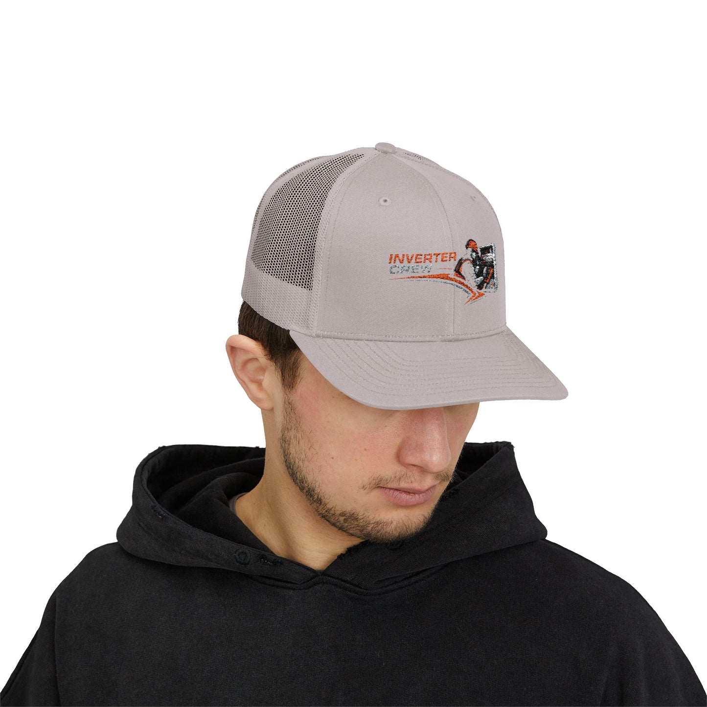 Inverter Tech Snapback Trucker Cap – Electrician HVAC Service Logo Hat