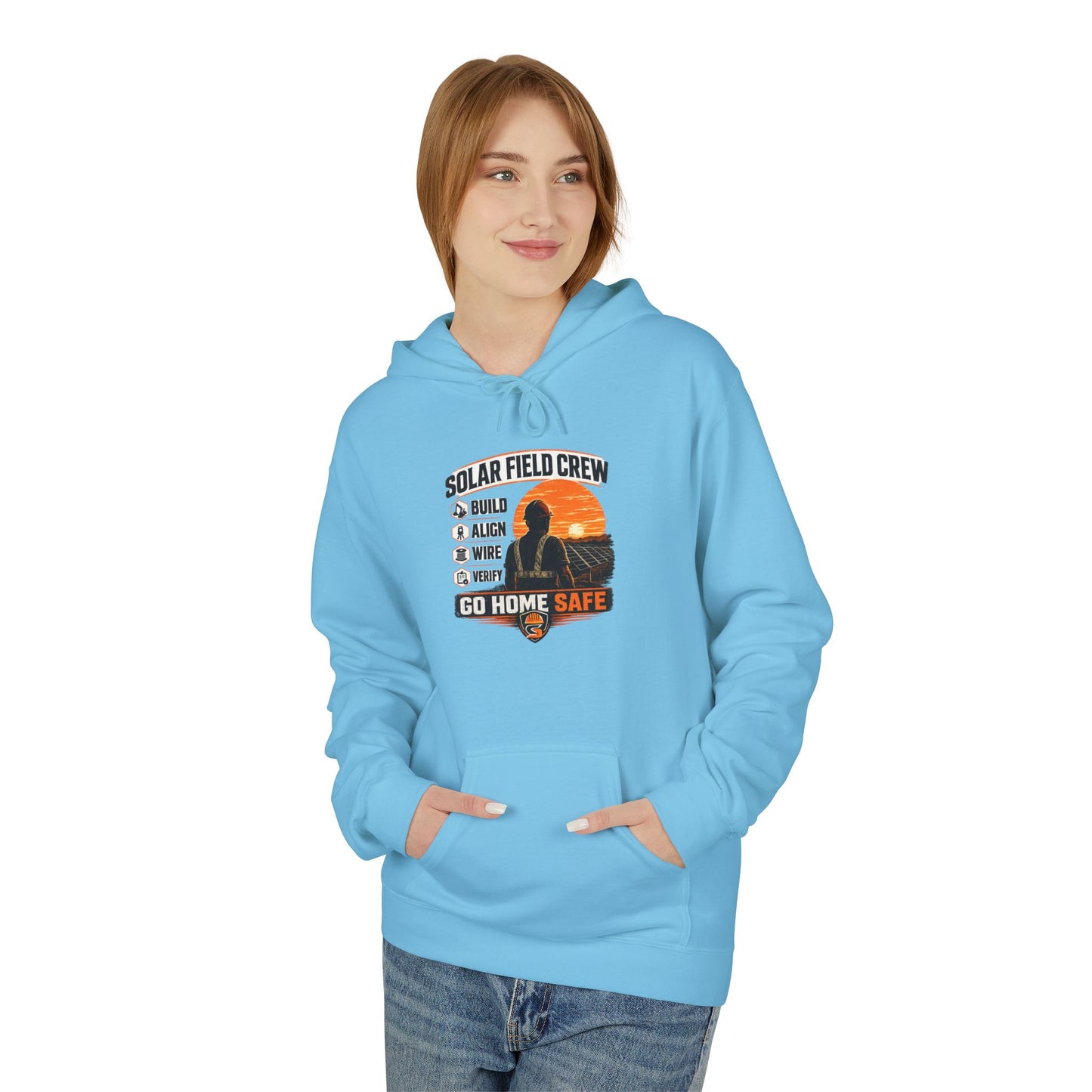 Solar Field Crew Hoodie – Go Home Safe Graphic Workwear
