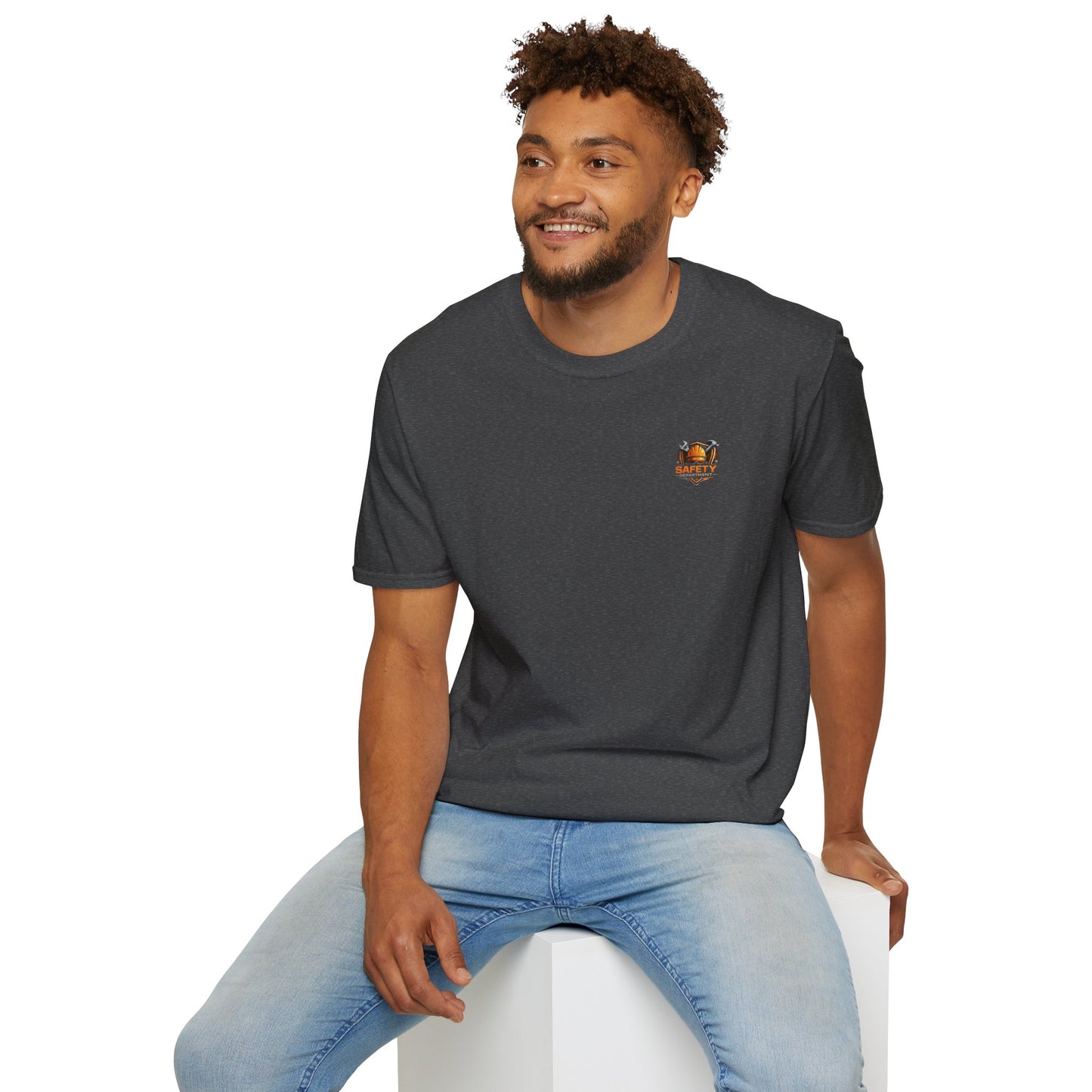 Safety Department Graphic T-Shirt — "Last Line Before Incident" Worksite Firefighter Tee