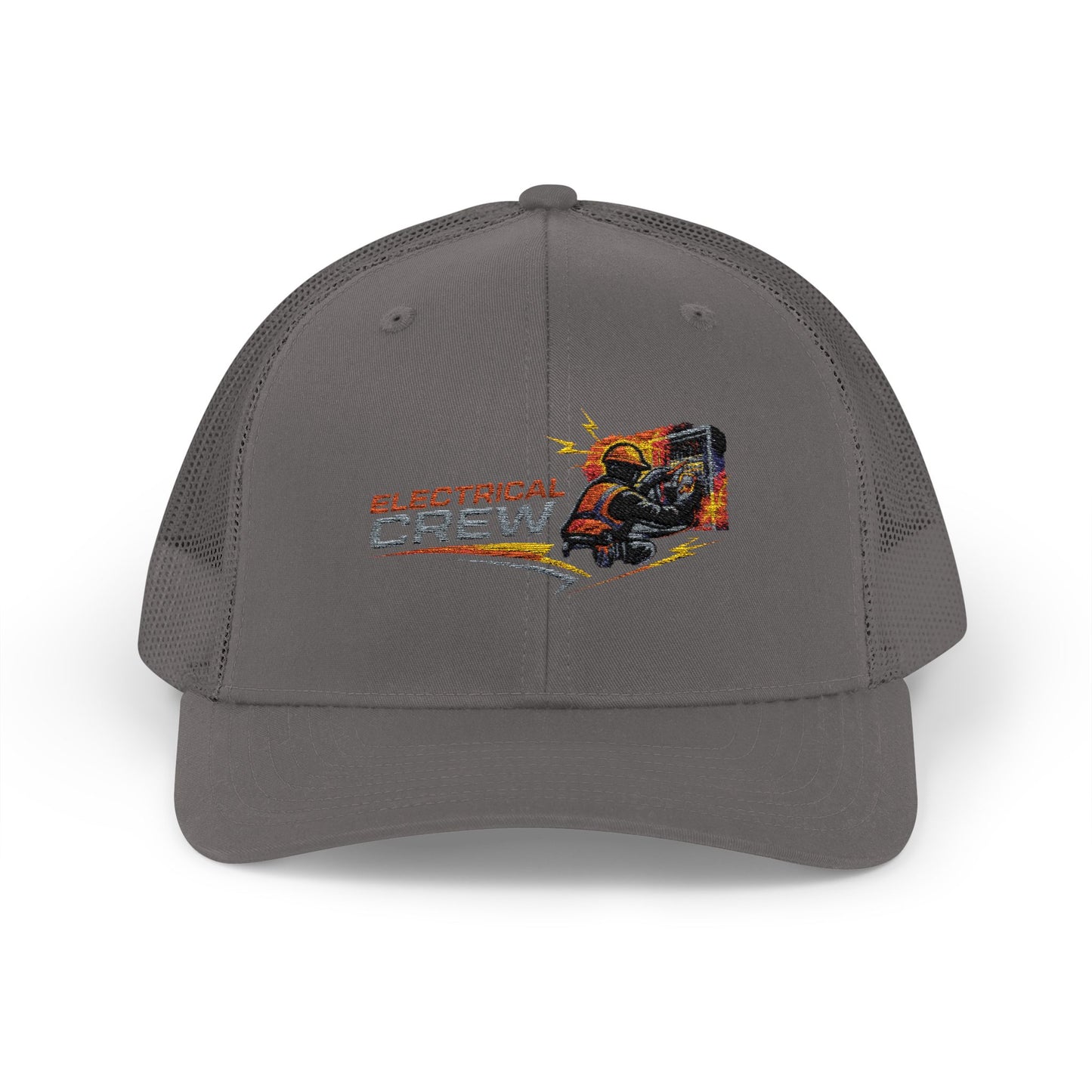Burning Electrical Crew Snapback Trucker Cap