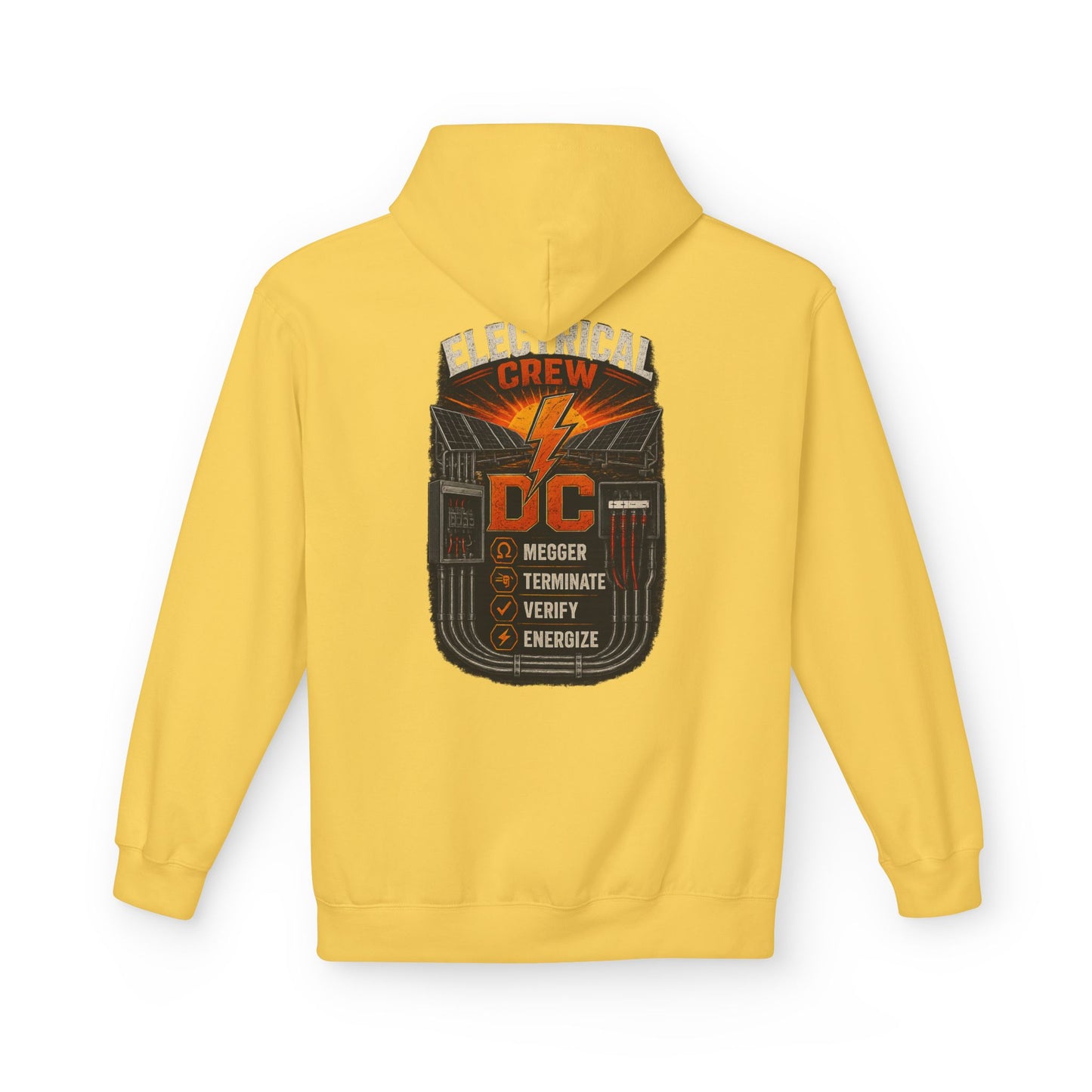 Electrical Crew Hoodie — DC Electrician Safety Design