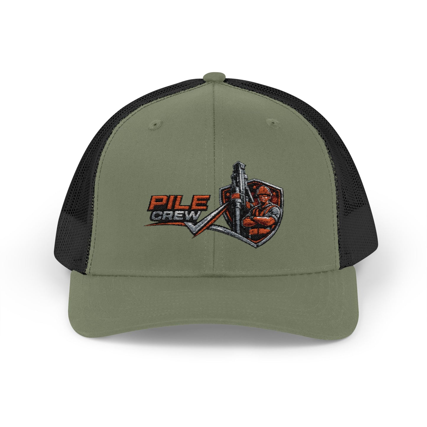 Vintage Pile Crew Trucker Cap — Fishing Snapback Hat