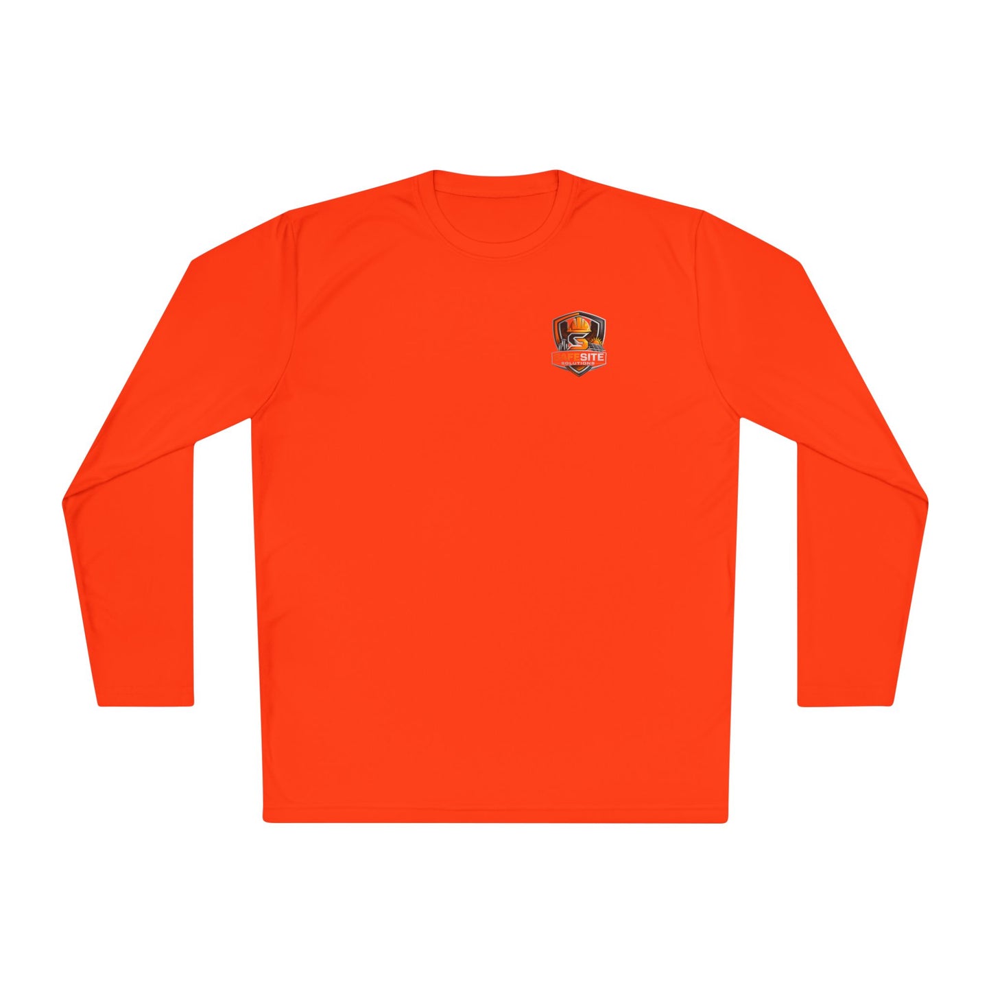 Solar Field Crew Long Sleeve Tee — 'Go Home Safe' Construction Worker Shirt