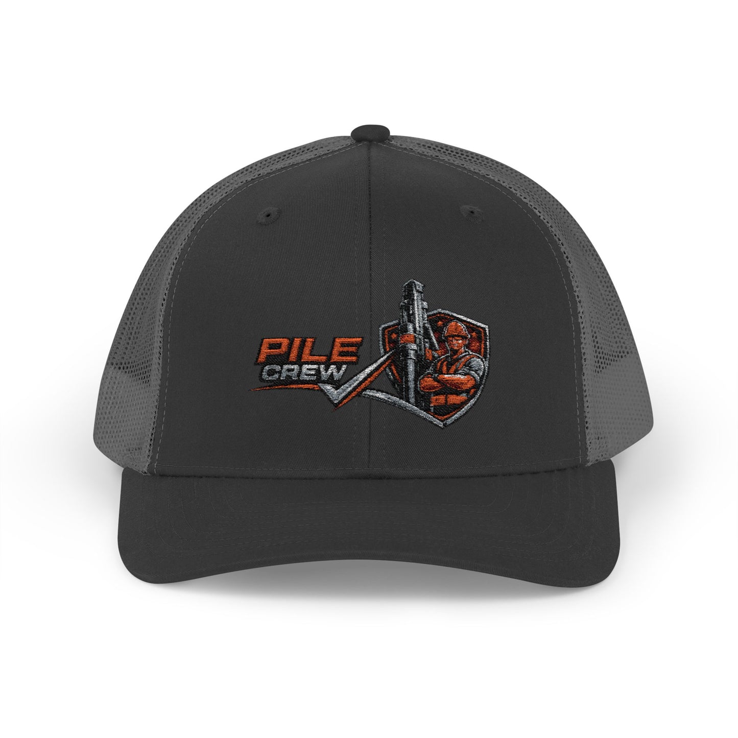 Vintage Pile Crew Trucker Cap — Fishing Snapback Hat