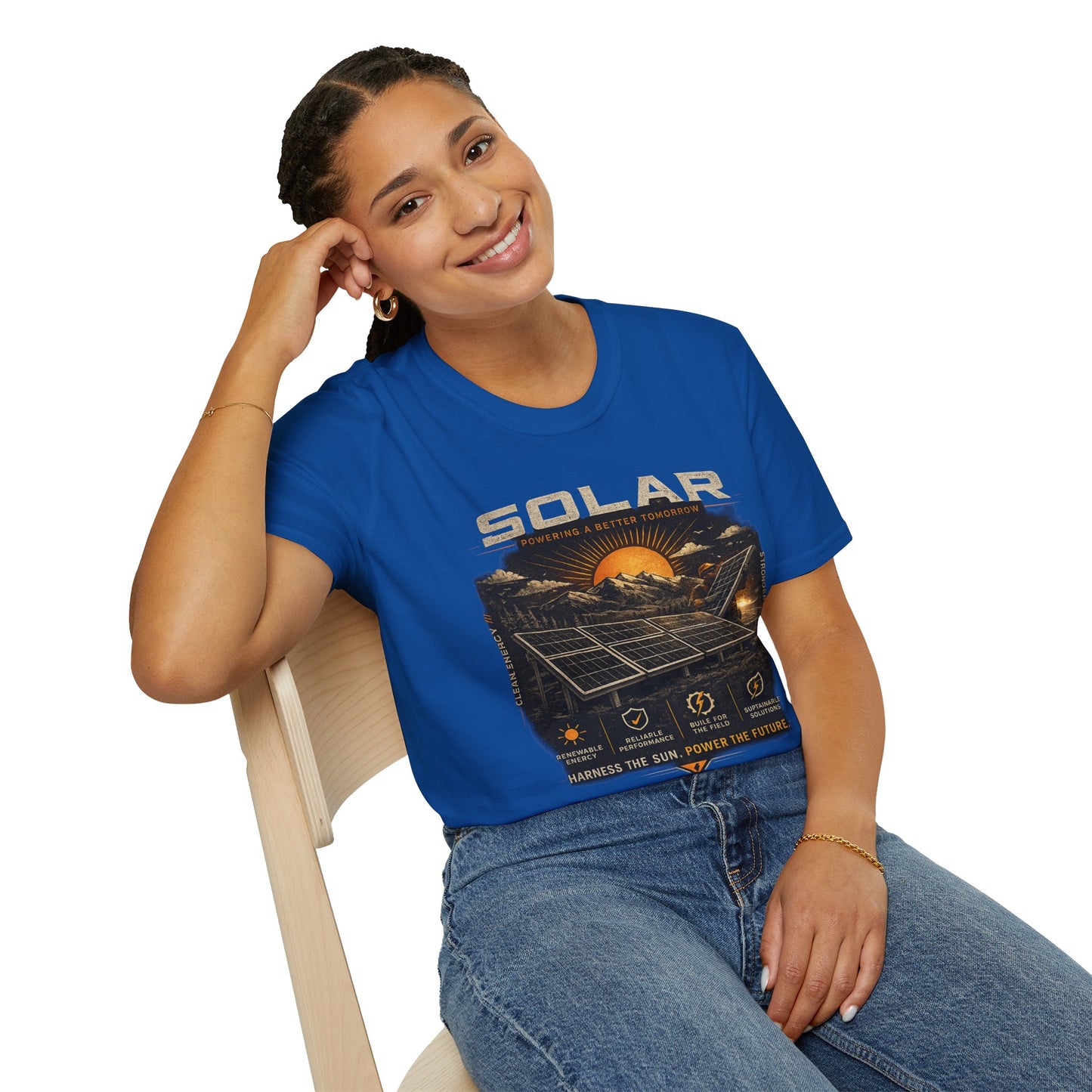 Solar Power Tee — Vintage Solar Energy Graphic T-Shirt
