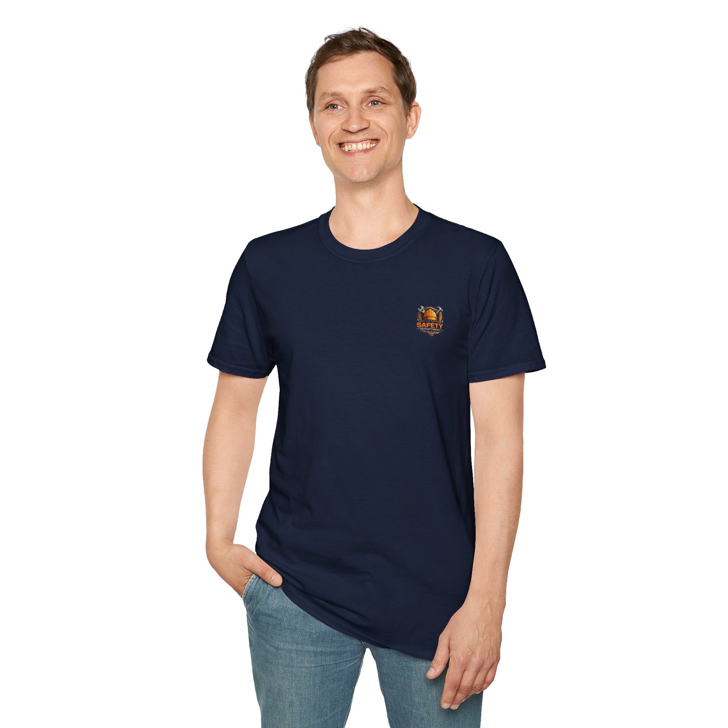 Safety Department Graphic T-Shirt — "Last Line Before Incident" Worksite Firefighter Tee