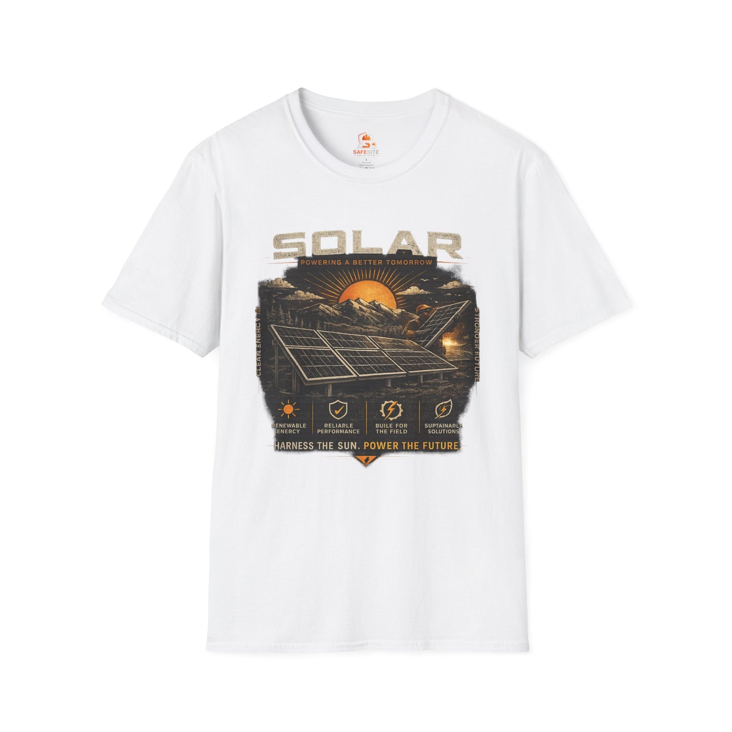 Solar Power Tee — Vintage Solar Energy Graphic T-Shirt