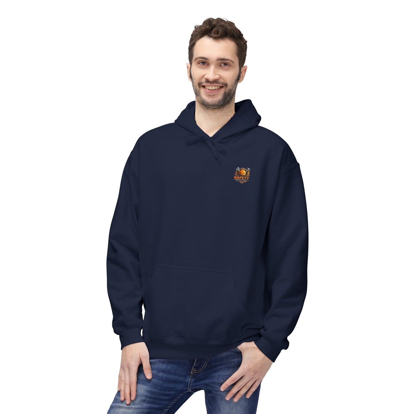 Safety Department Hoodie — "Last Line Before Incident" Graphic Workwear