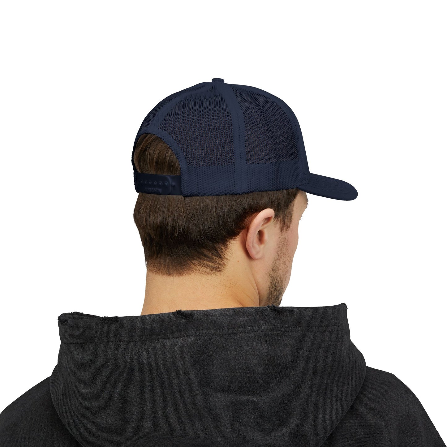 Vintage Pile Crew Trucker Cap — Fishing Snapback Hat