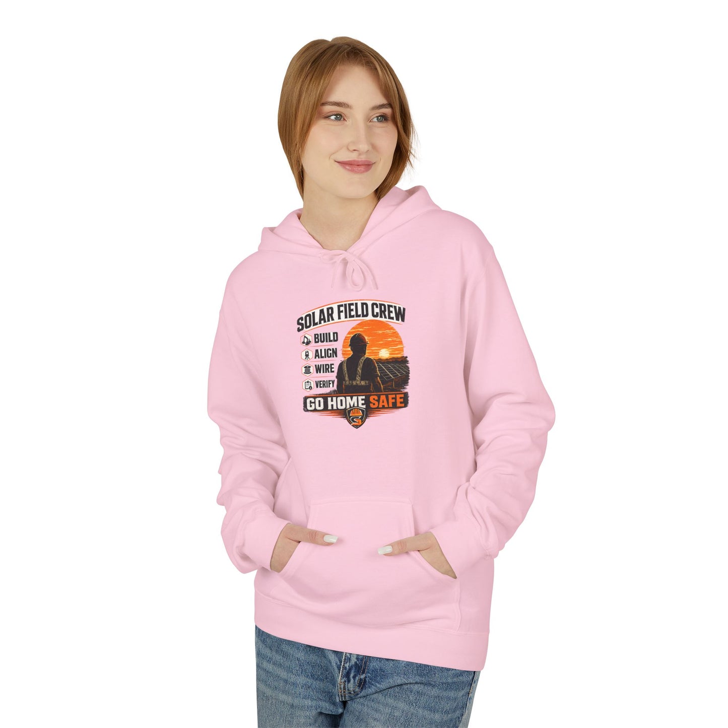 Solar Field Crew Hoodie – Go Home Safe Graphic Workwear
