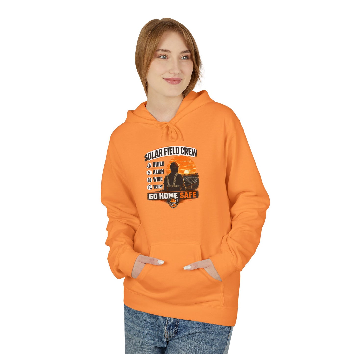 Solar Field Crew Hoodie – Go Home Safe Graphic Workwear