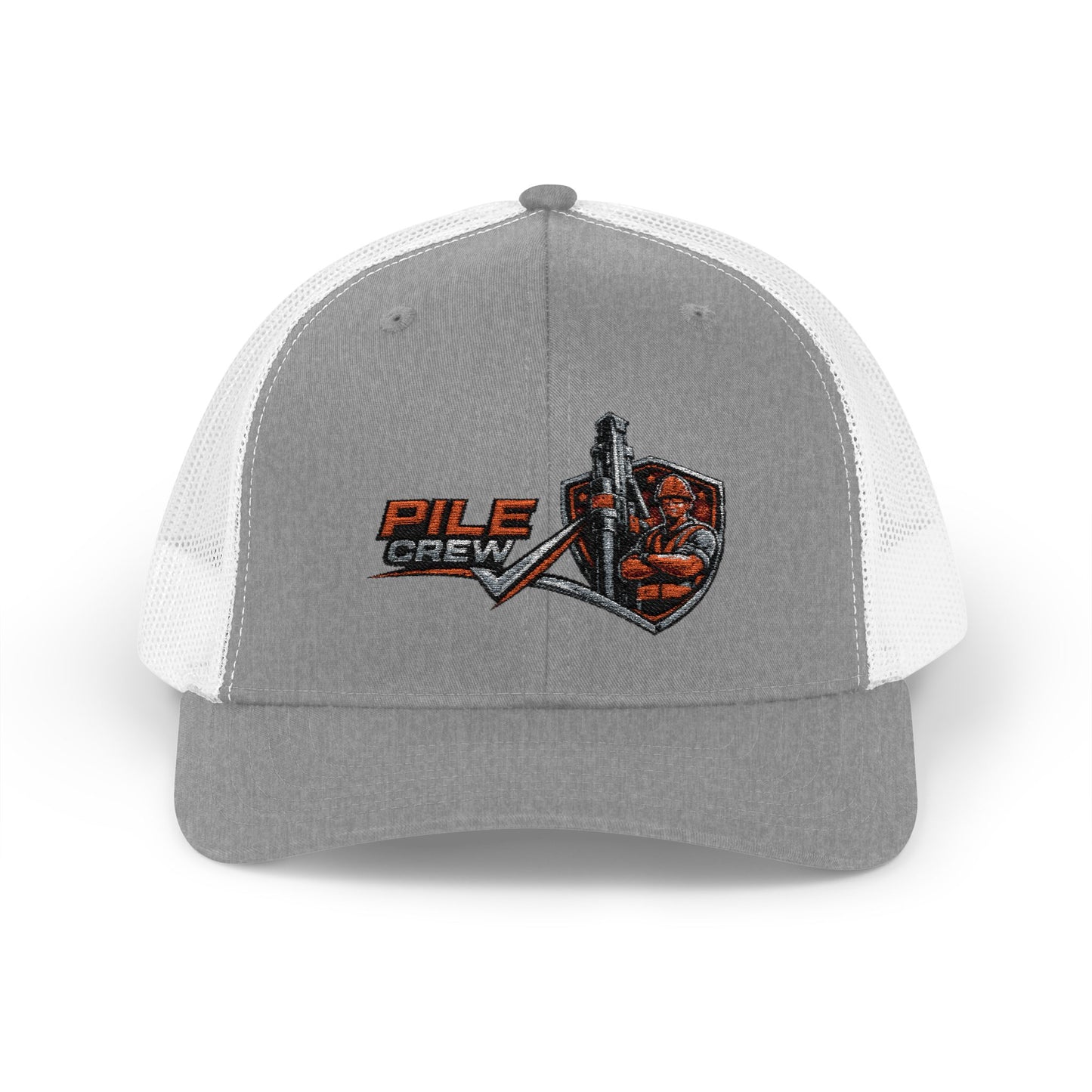 Vintage Pile Crew Trucker Cap — Fishing Snapback Hat
