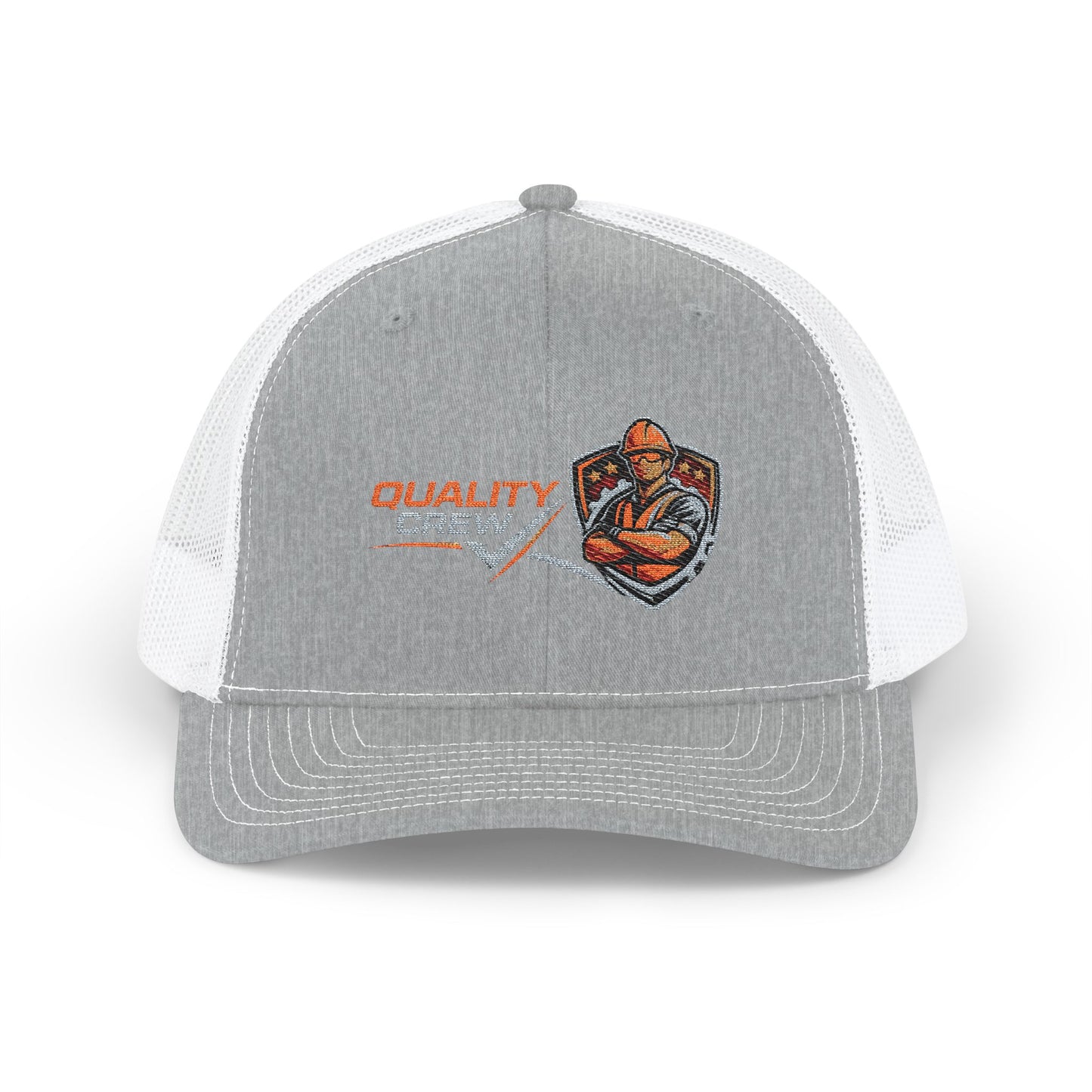 Quality Crew Snapback Trucker Cap – Embroidered Mechanic Logo Hat
