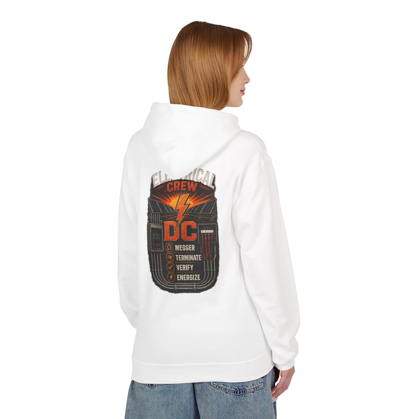Electrical Crew Hoodie — DC Electrician Safety Design