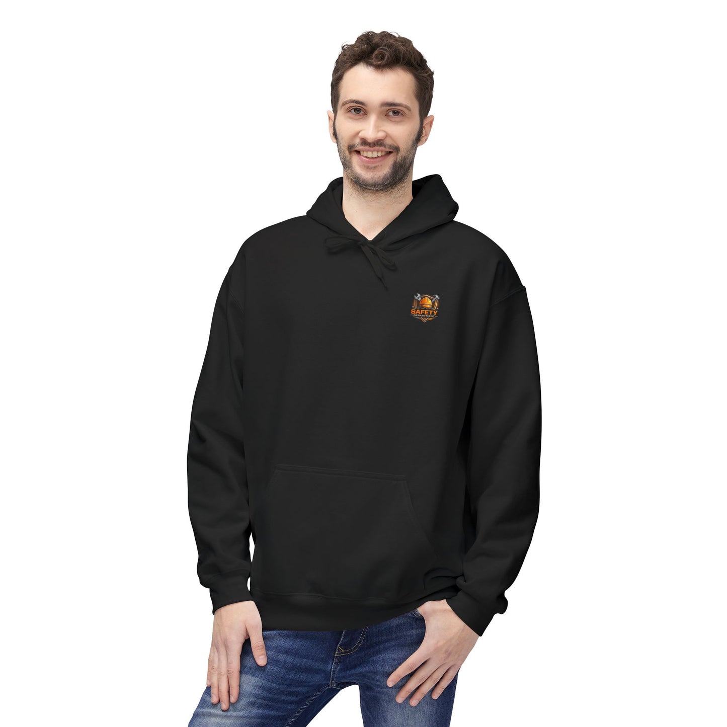 Safety Department Hoodie — "Last Line Before Incident" Graphic Workwear