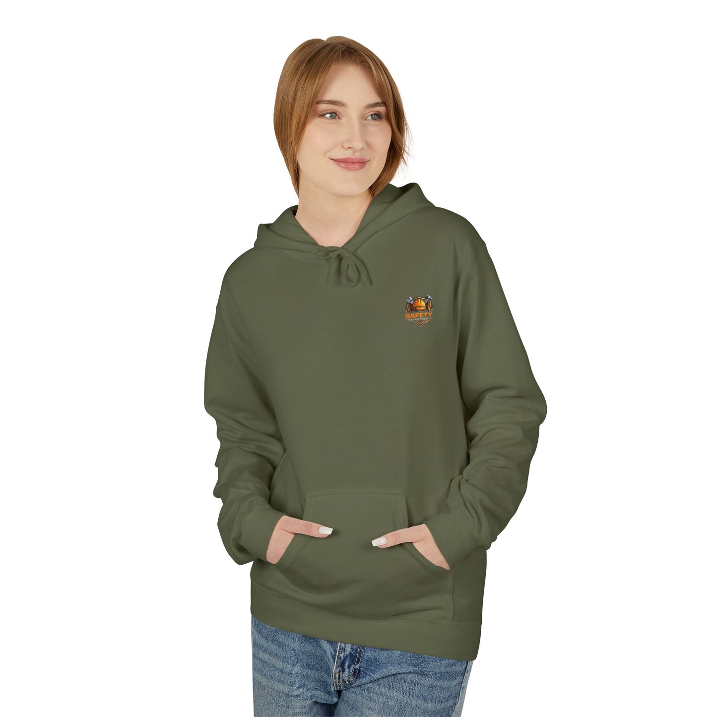 Safety Department Hoodie — "Last Line Before Incident" Graphic Workwear