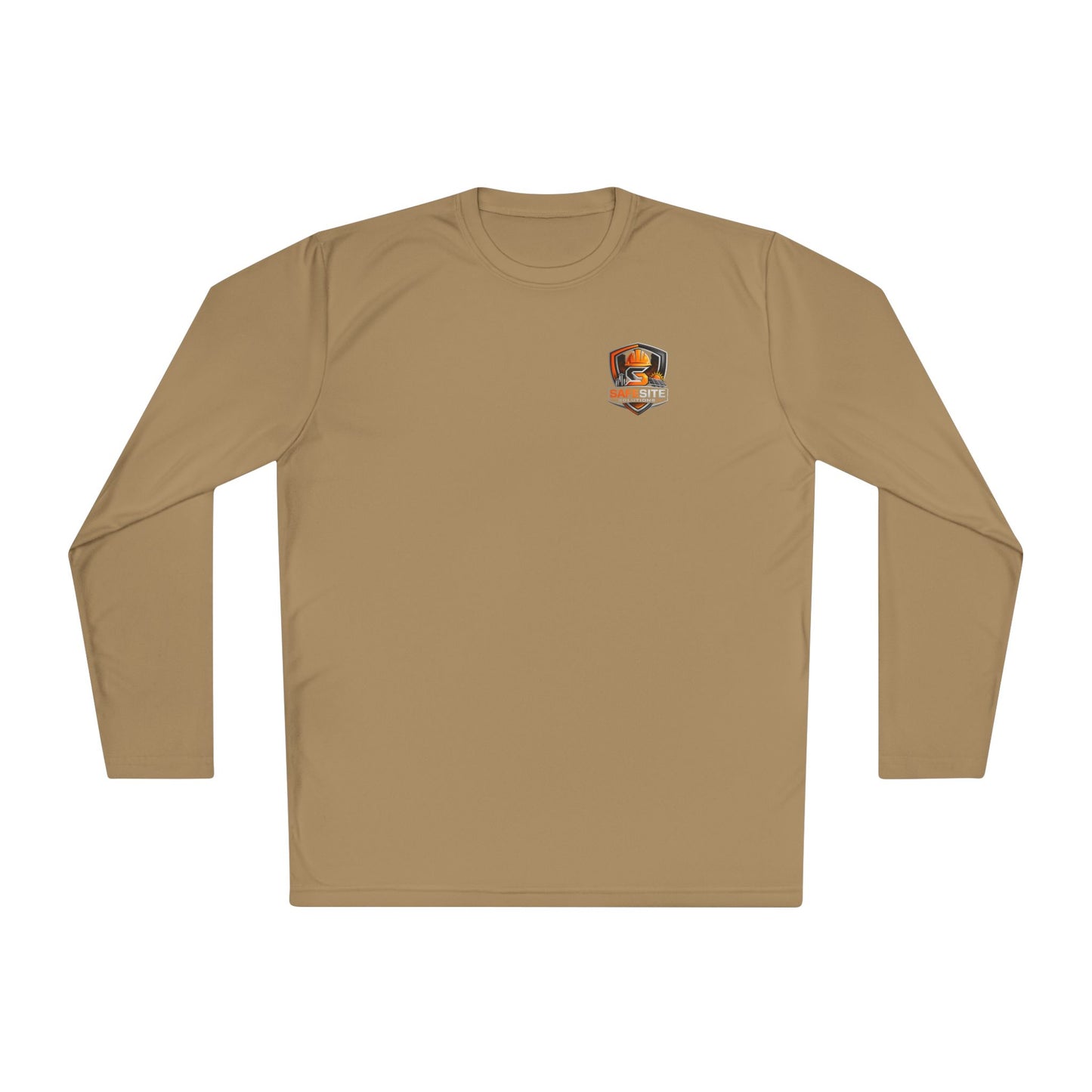 Solar Field Crew Long Sleeve Tee — 'Go Home Safe' Construction Worker Shirt