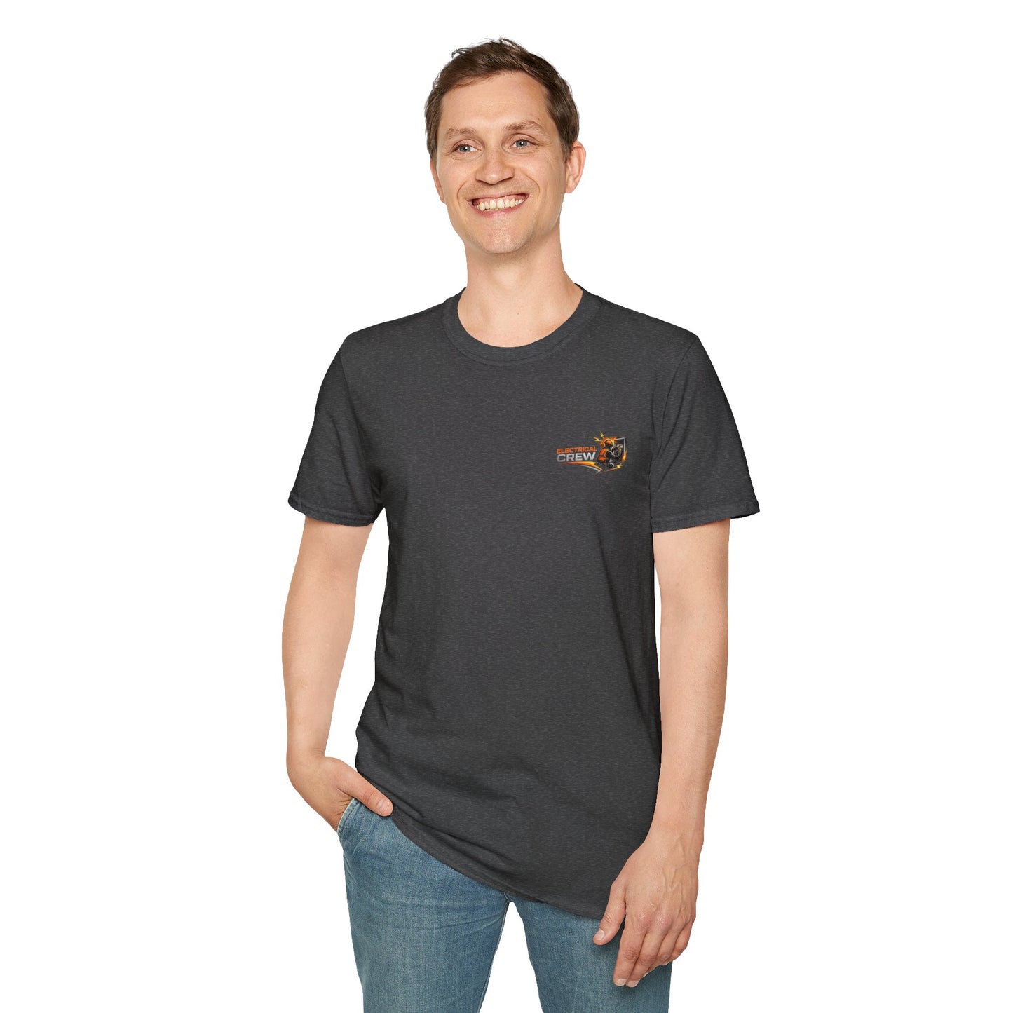 Electrical Crew DC T‑Shirt — Electrician Safety Megger, Terminate & Verify Design