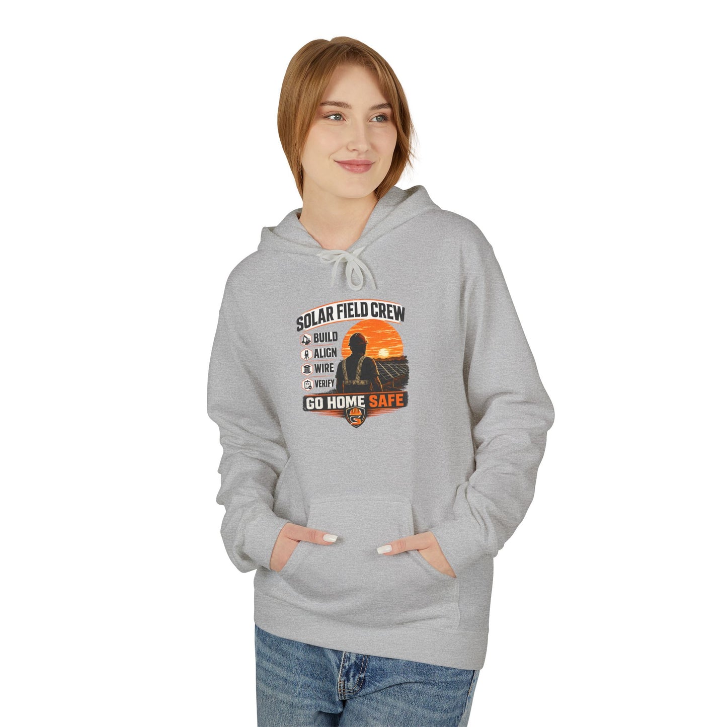Solar Field Crew Hoodie – Go Home Safe Graphic Workwear
