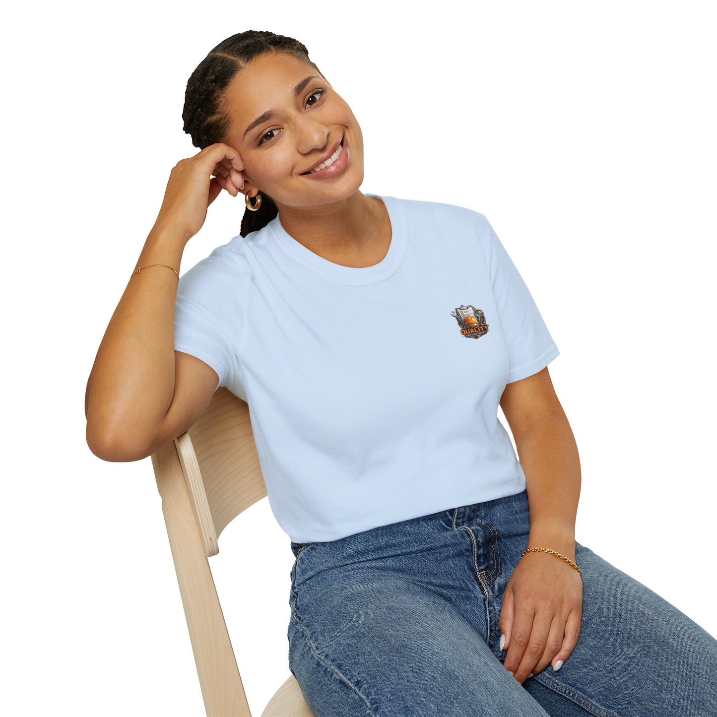 Quality Department T-Shirt — The Last Line Before Release Vintage Workwear Tee