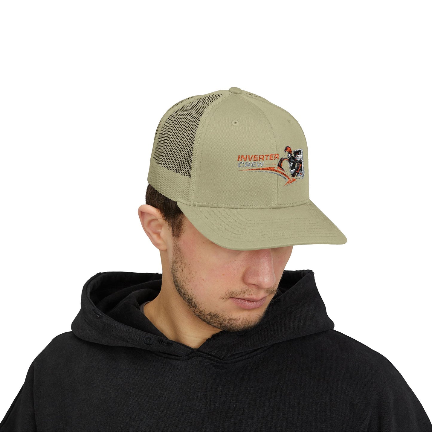 Inverter Tech Snapback Trucker Cap – Electrician HVAC Service Logo Hat
