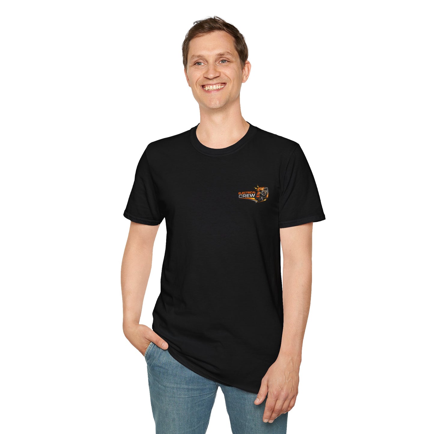 Electrical Crew DC T‑Shirt — Electrician Safety Megger, Terminate & Verify Design