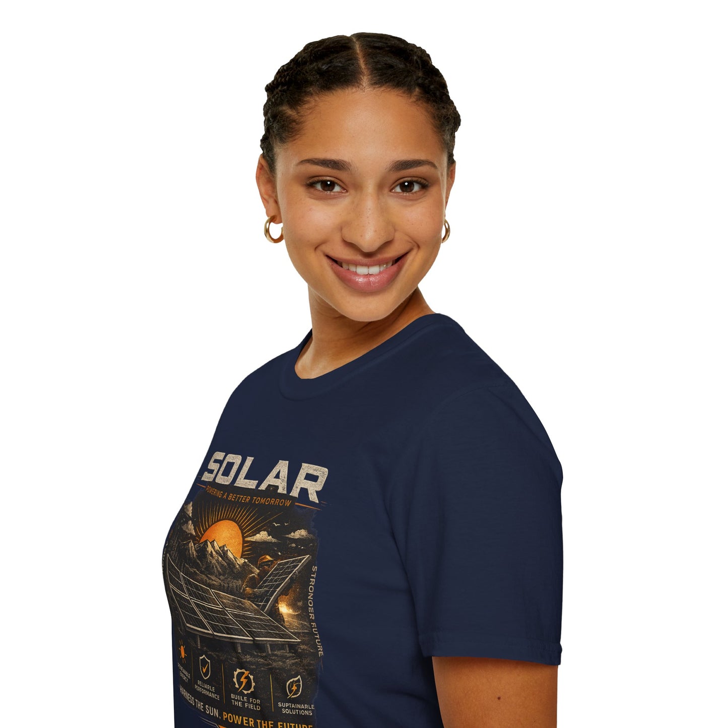 Solar Power Tee — Vintage Solar Energy Graphic T-Shirt