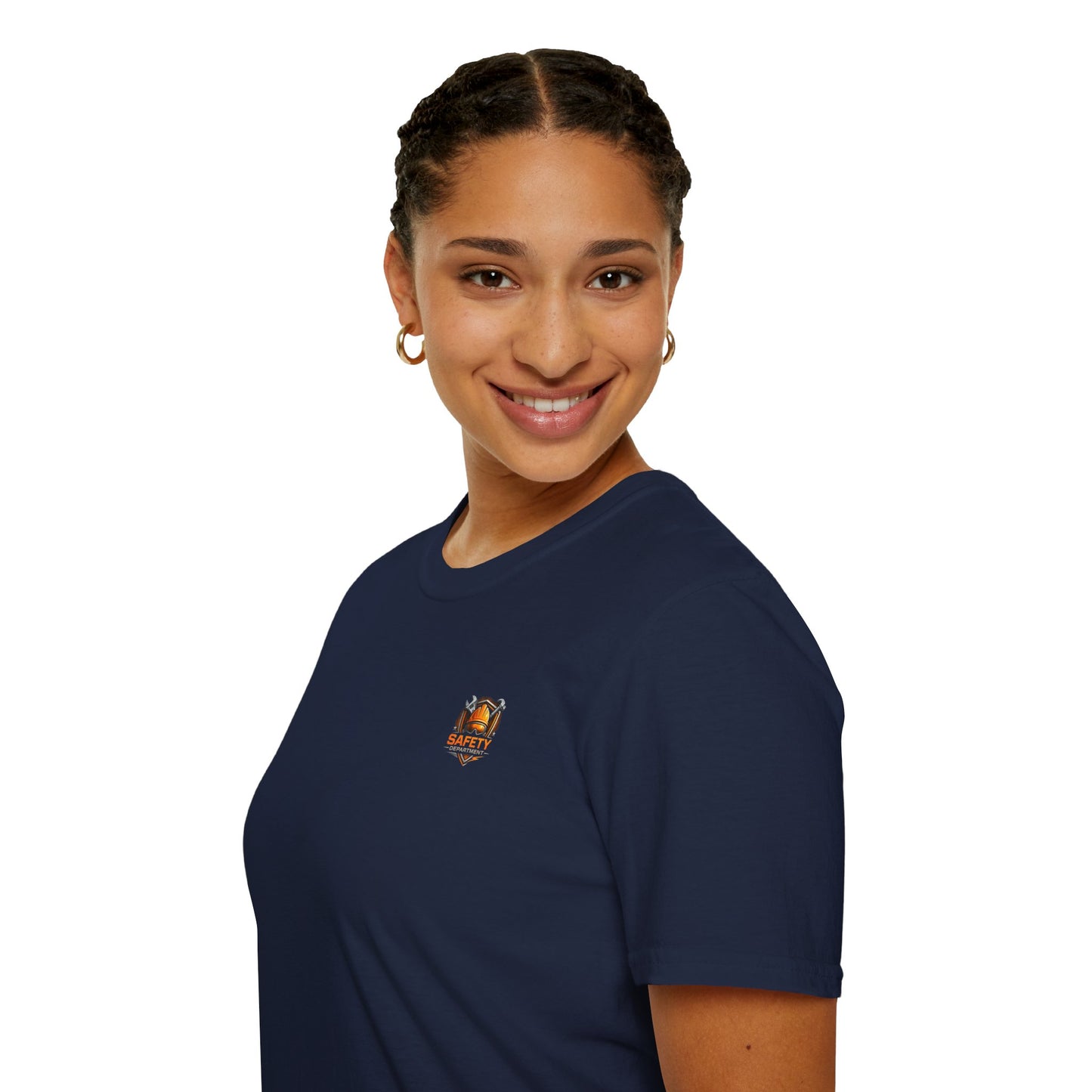 Safety Department Graphic T-Shirt — "Last Line Before Incident" Worksite Firefighter Tee