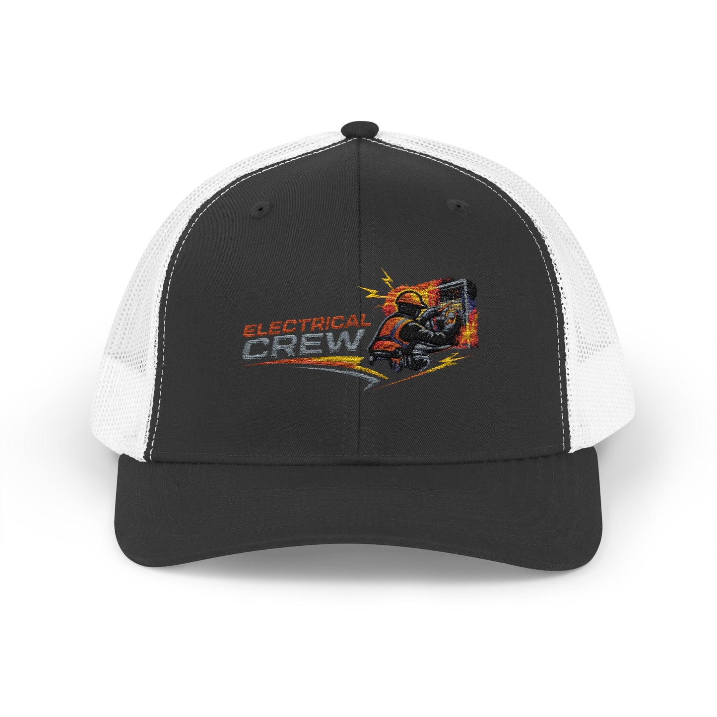 Burning Electrical Crew Snapback Trucker Cap
