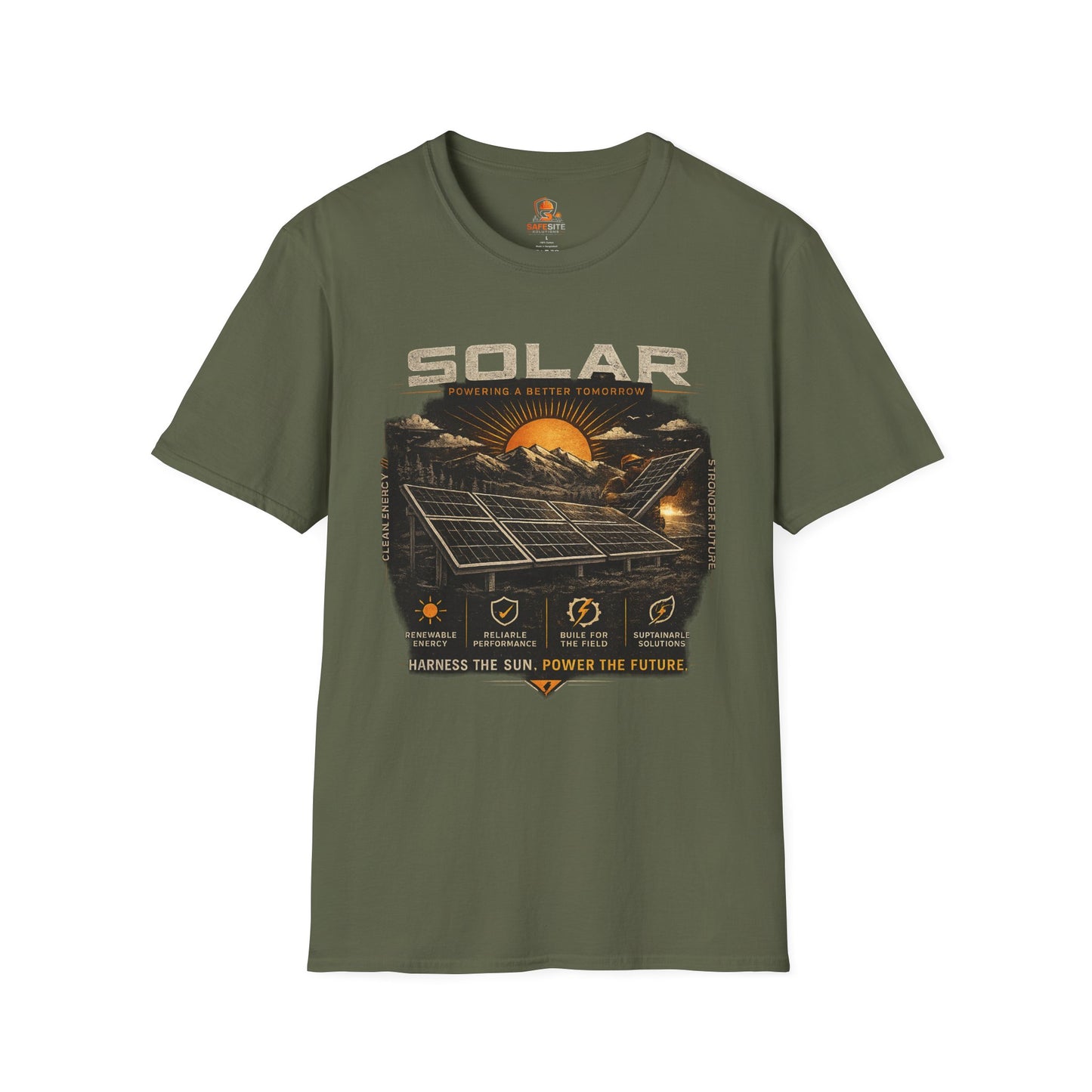 Solar Power Tee — Vintage Solar Energy Graphic T-Shirt