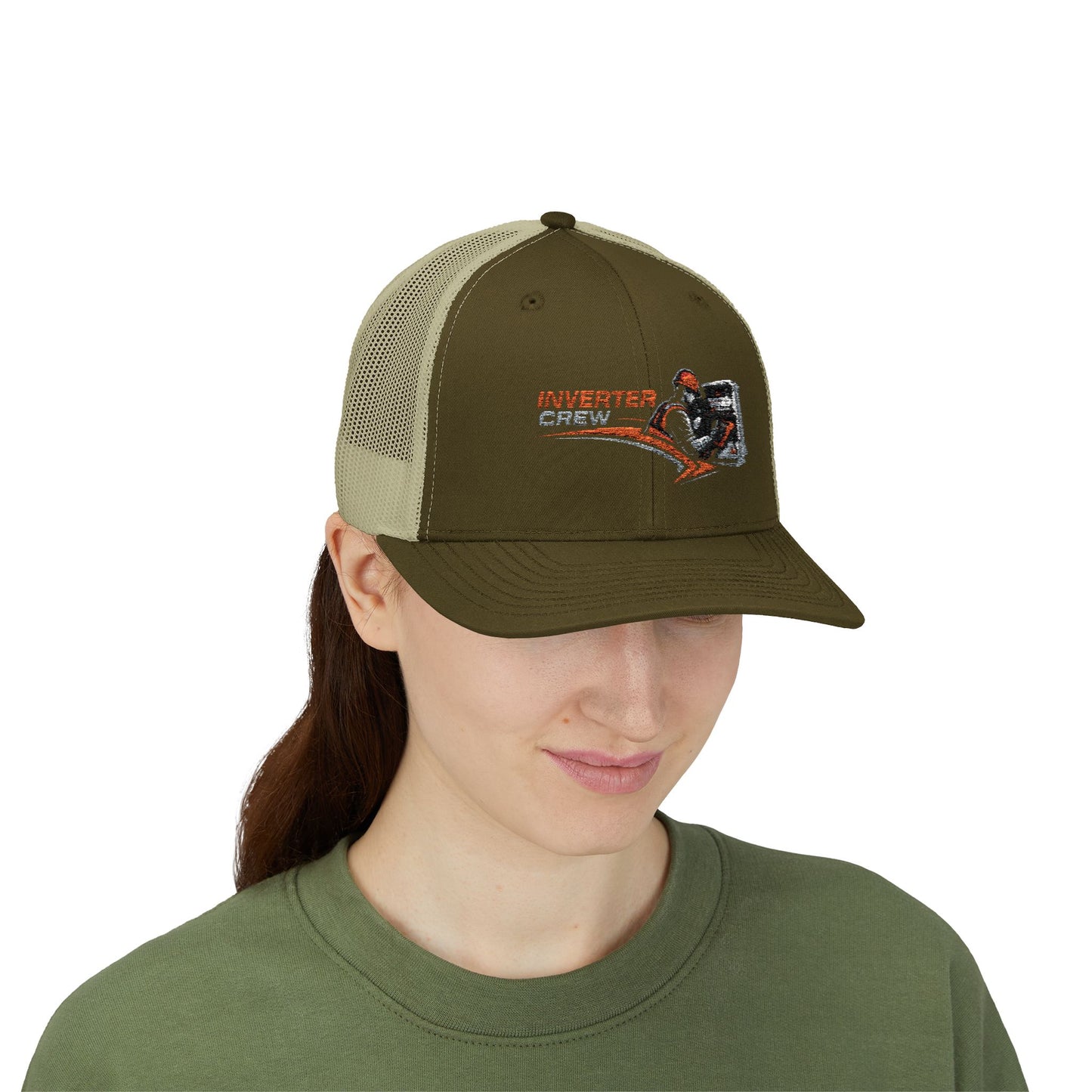 Inverter Tech Snapback Trucker Cap – Electrician HVAC Service Logo Hat