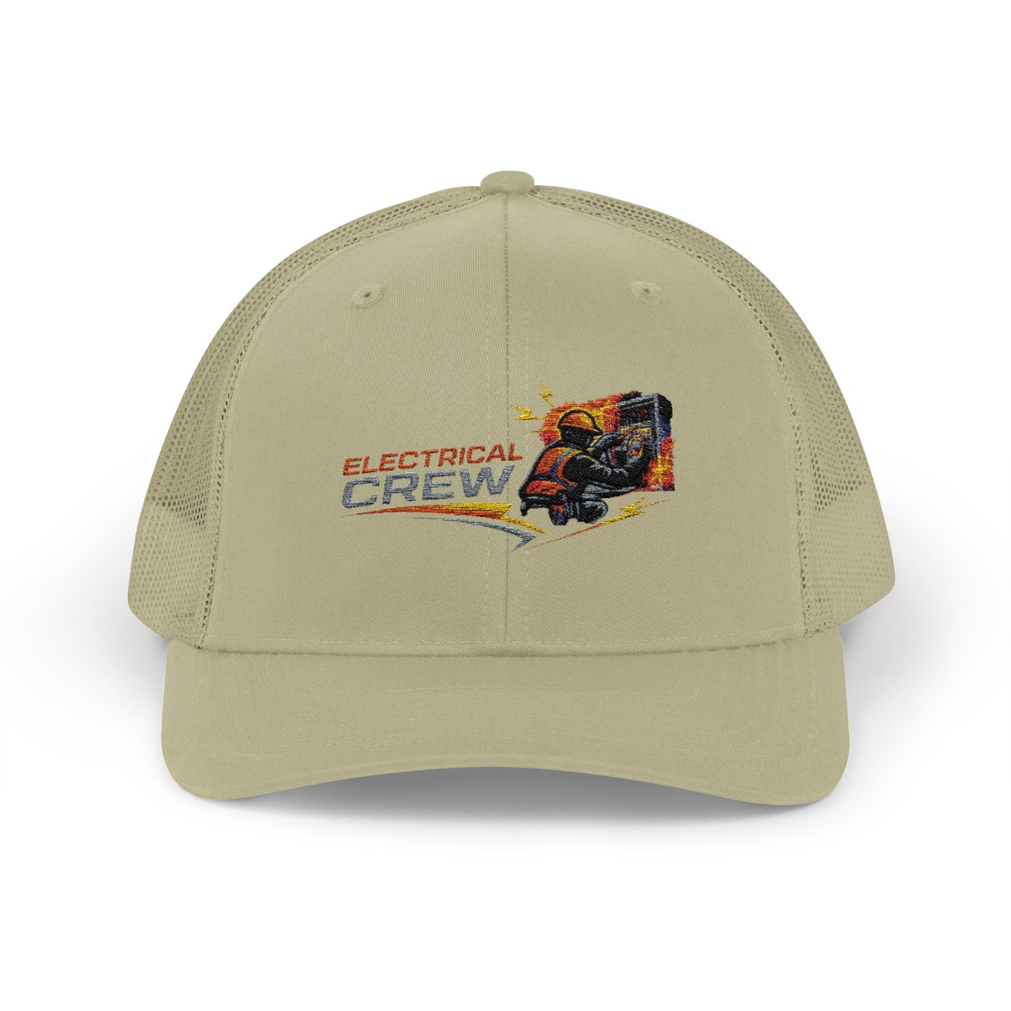 Burning Electrical Crew Snapback Trucker Cap