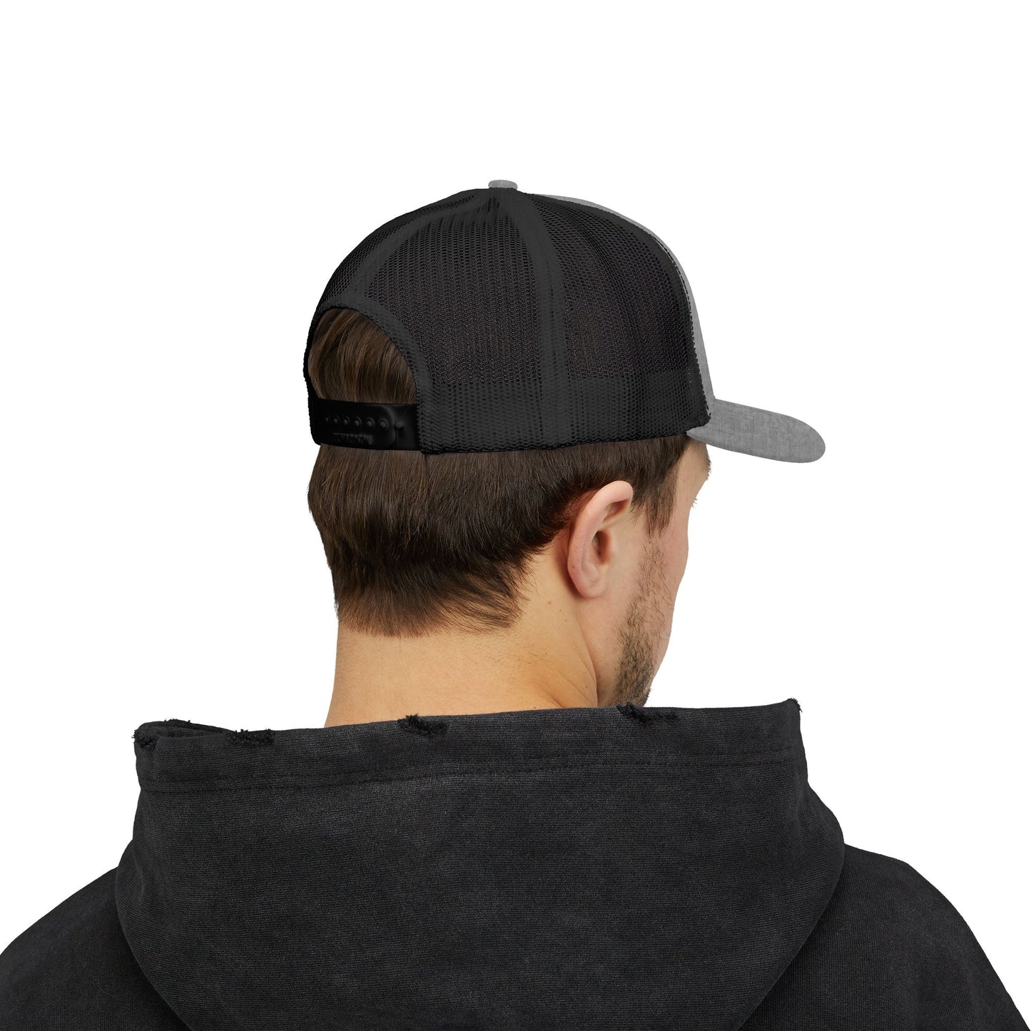 Vintage Pile Crew Trucker Cap — Fishing Snapback Hat