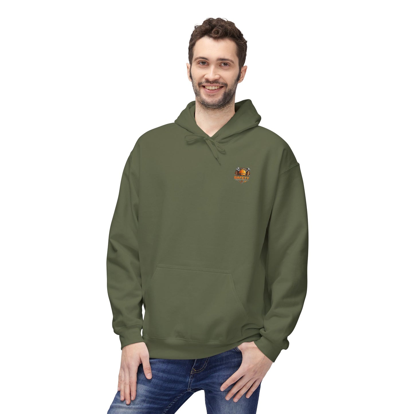 Safety Department Hoodie — "Last Line Before Incident" Graphic Workwear