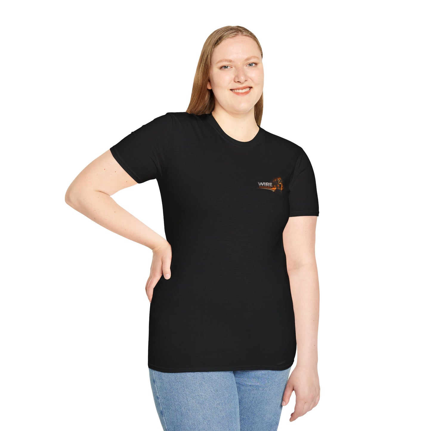 Wire Management Crew T-Shirt — Electrician Cable Tech Work Shirt