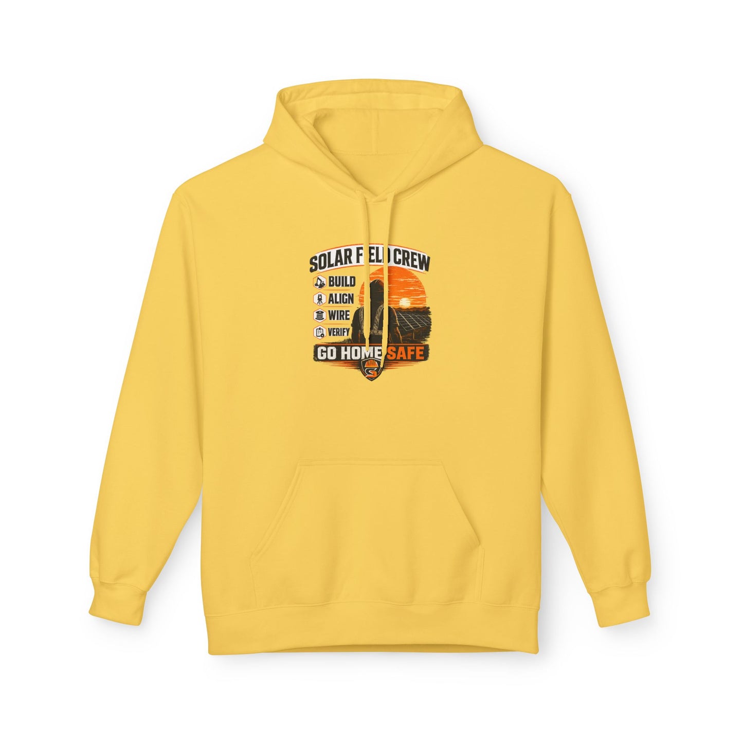 Solar Field Crew Hoodie – Go Home Safe Graphic Workwear