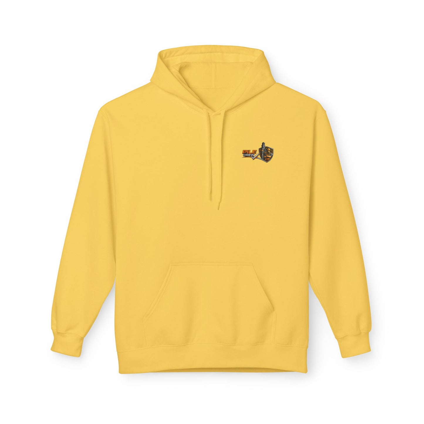 Pile Crew Industrial Hoodie — Heavy Equipment Construction Crew Pullover
