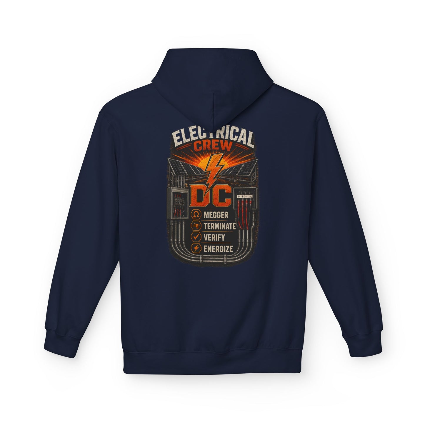 Electrical Crew Hoodie — DC Electrician Safety Design