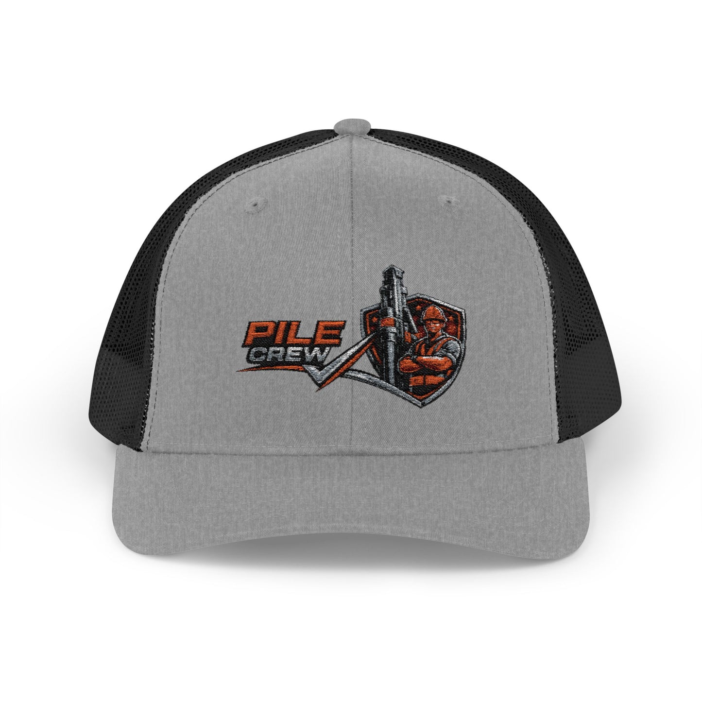 Vintage Pile Crew Trucker Cap — Fishing Snapback Hat