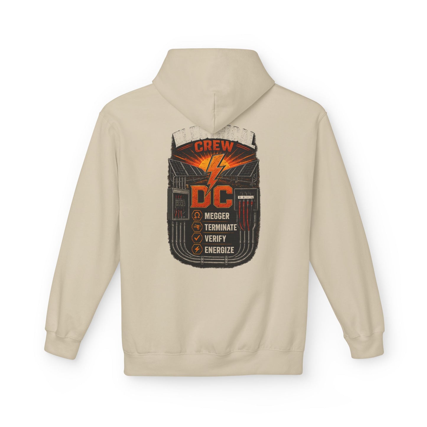 Electrical Crew Hoodie — DC Electrician Safety Design