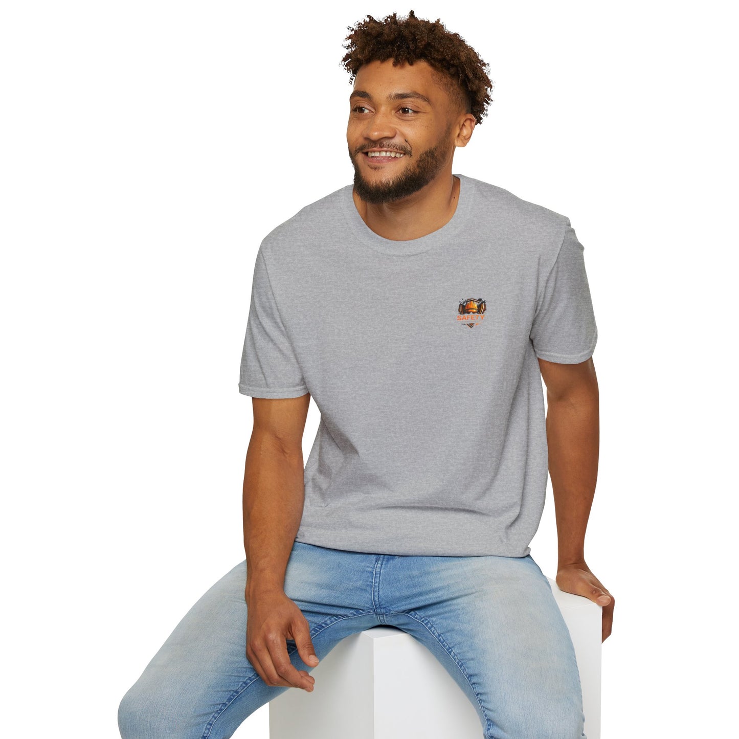 Safety Department Graphic T-Shirt — "Last Line Before Incident" Worksite Firefighter Tee