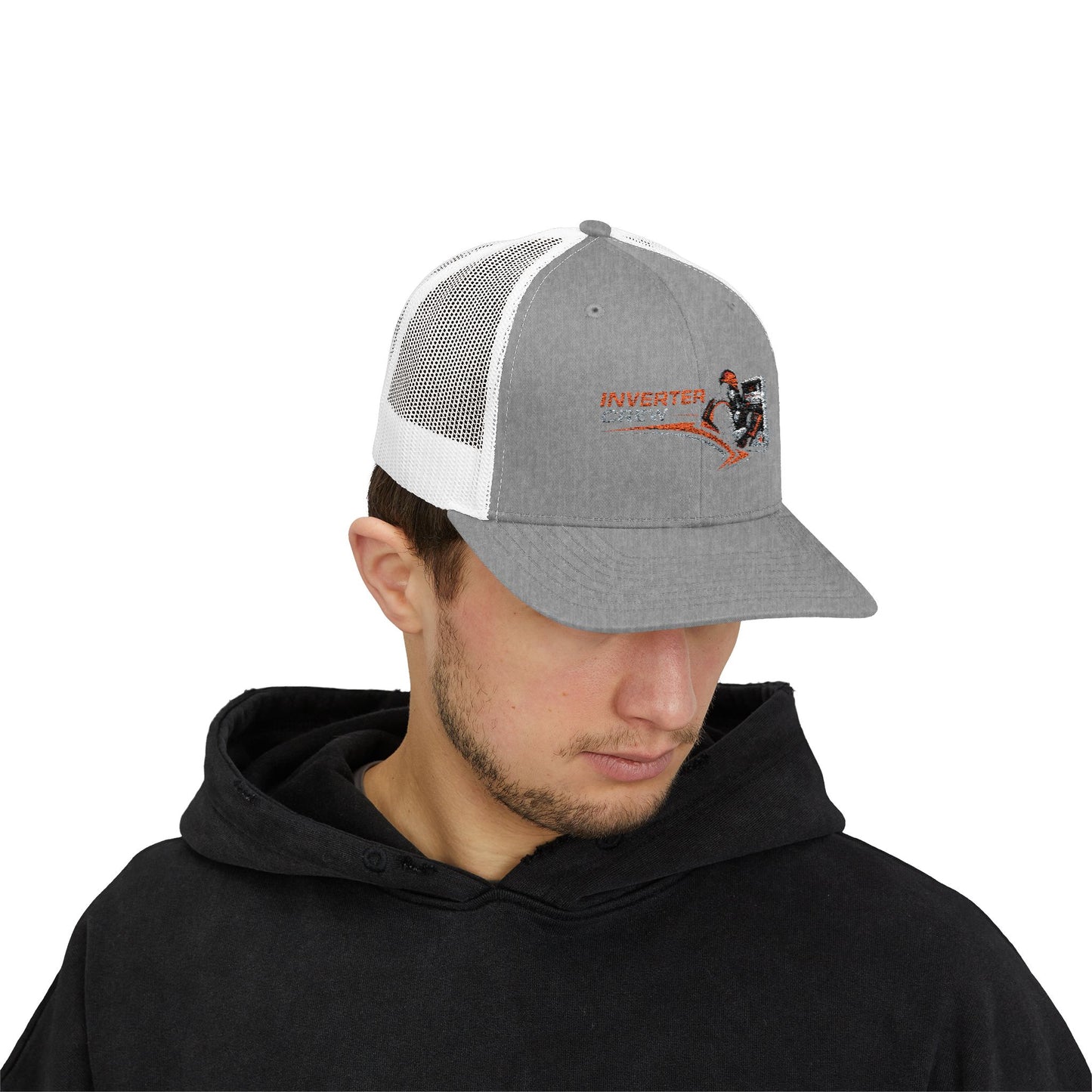 Inverter Tech Snapback Trucker Cap – Electrician HVAC Service Logo Hat