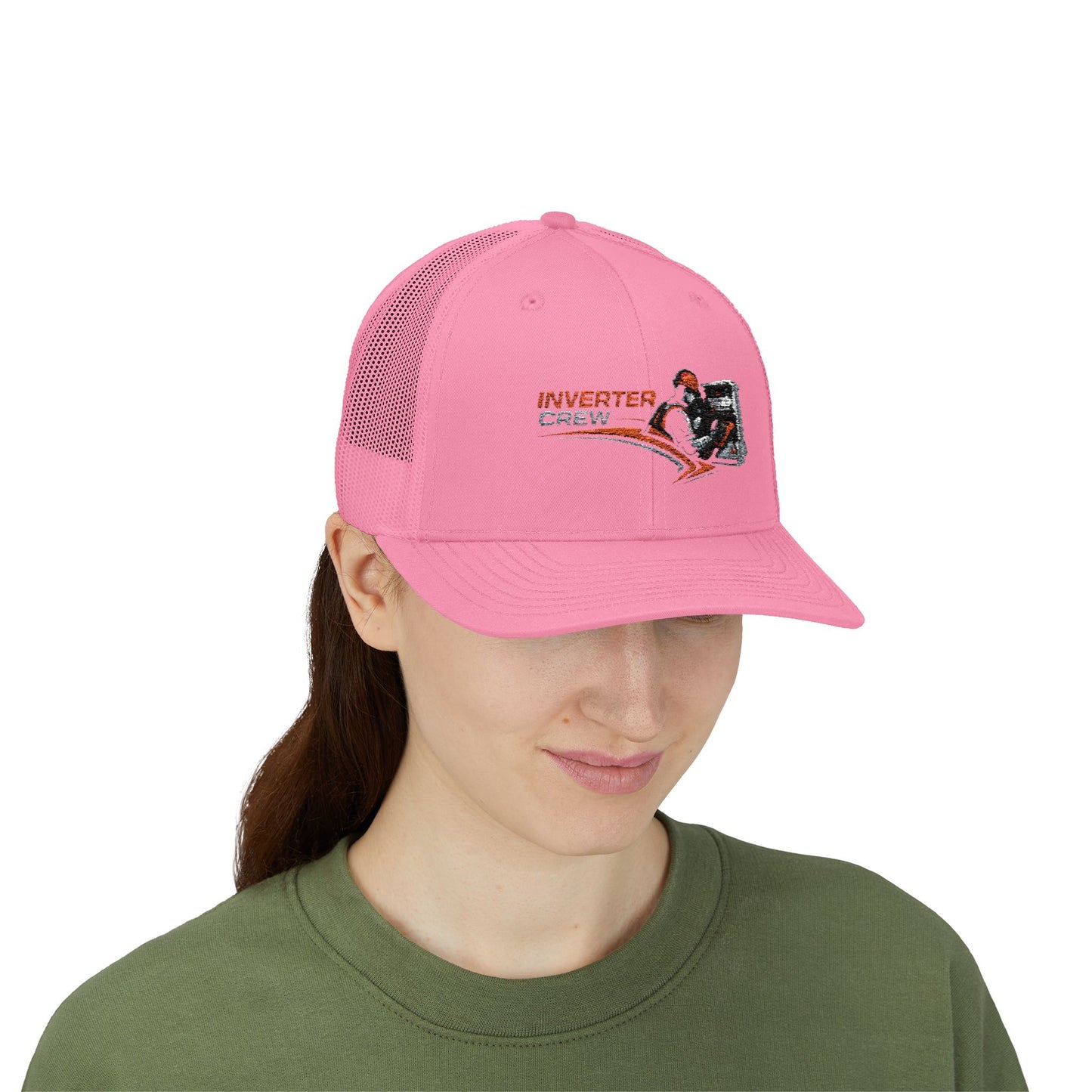 Inverter Tech Snapback Trucker Cap – Electrician HVAC Service Logo Hat