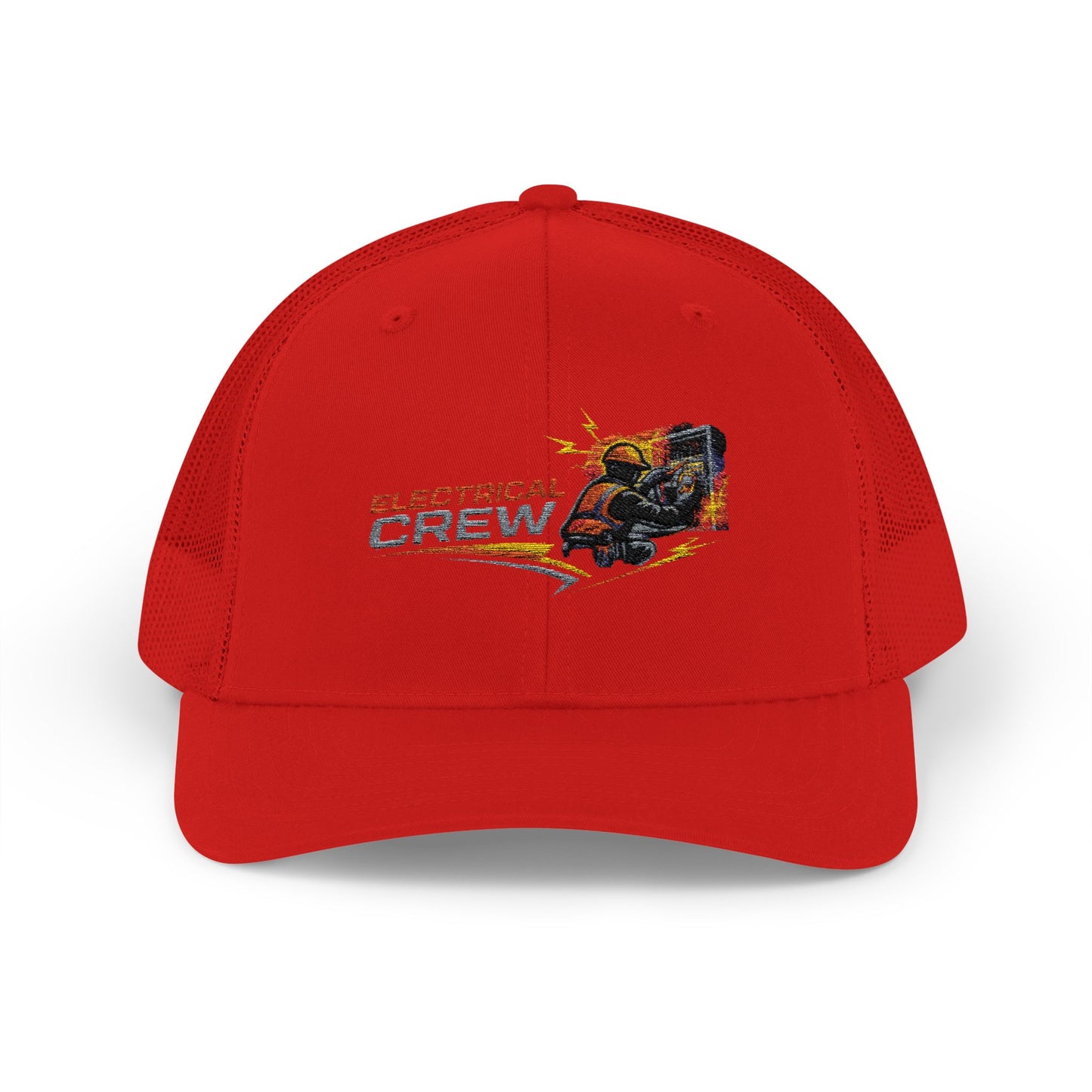 Burning Electrical Crew Snapback Trucker Cap