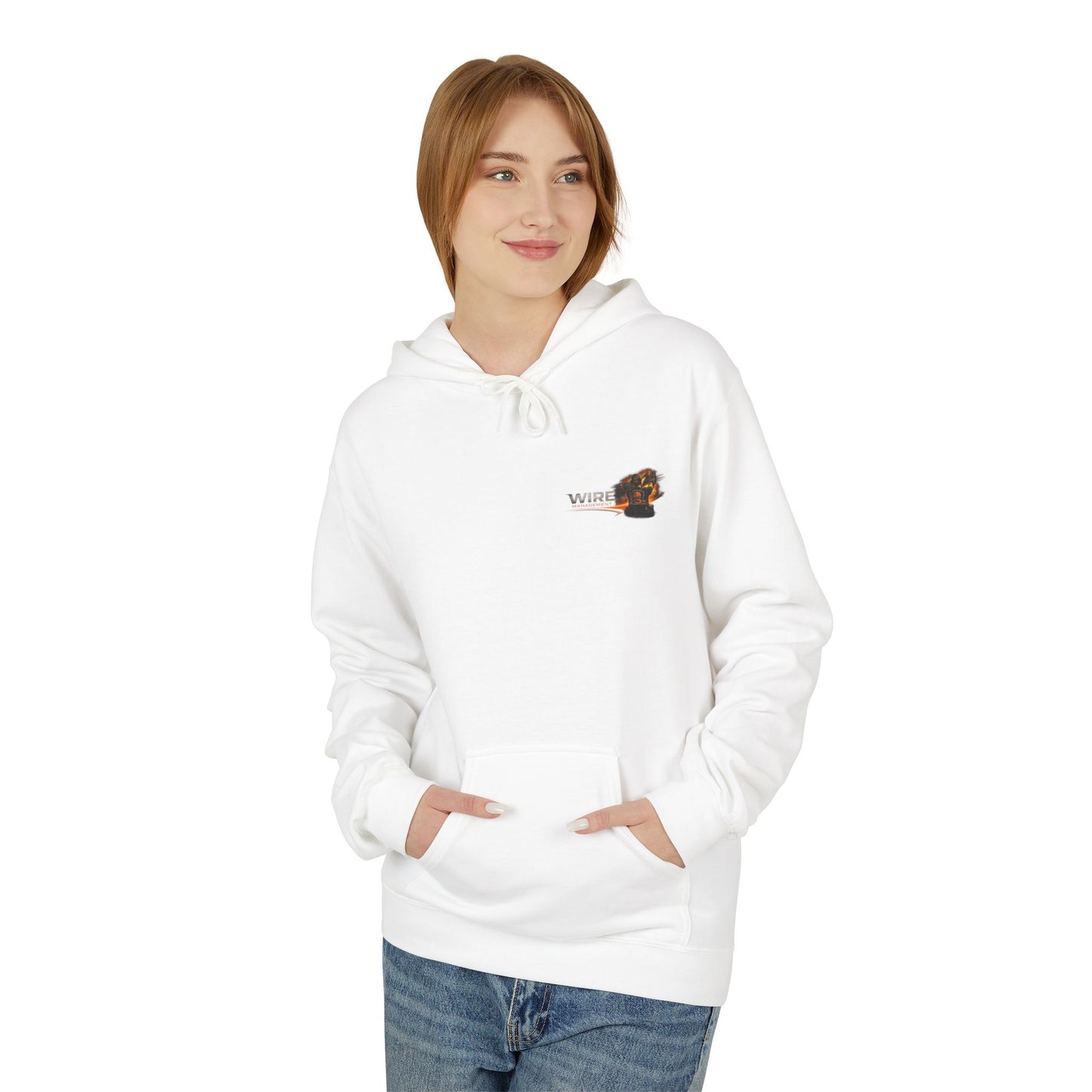 Wine Management Crew Hoodie — Funny Wine Lover Graphic Pullover