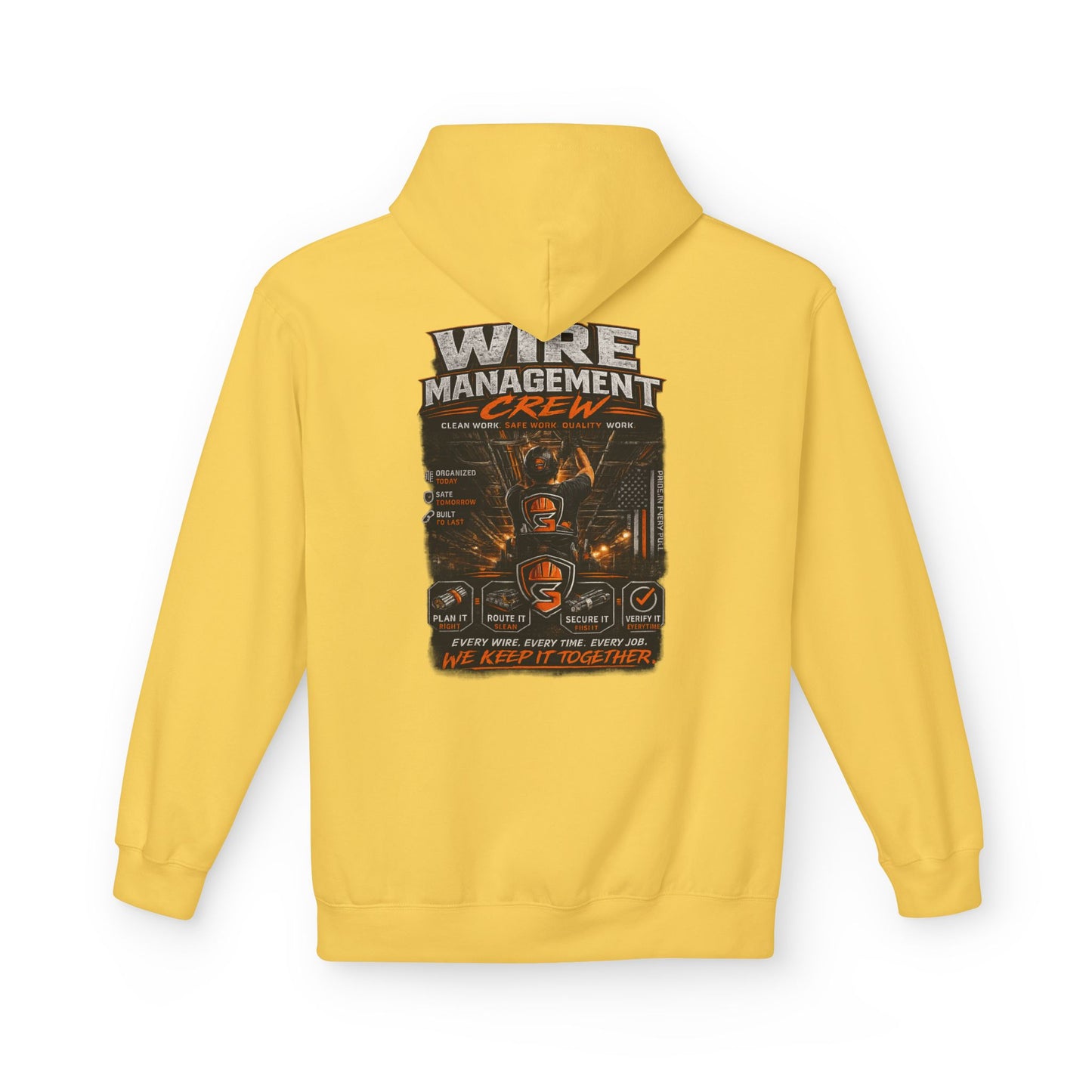 Wine Management Crew Hoodie — Funny Wine Lover Graphic Pullover