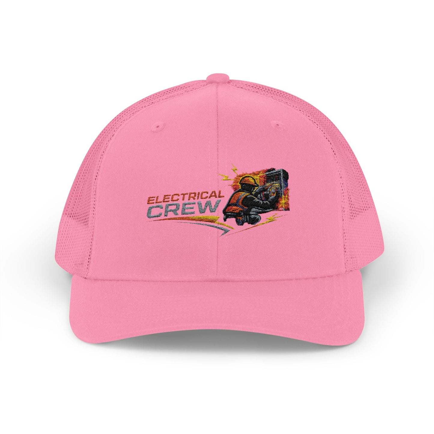 Burning Electrical Crew Snapback Trucker Cap