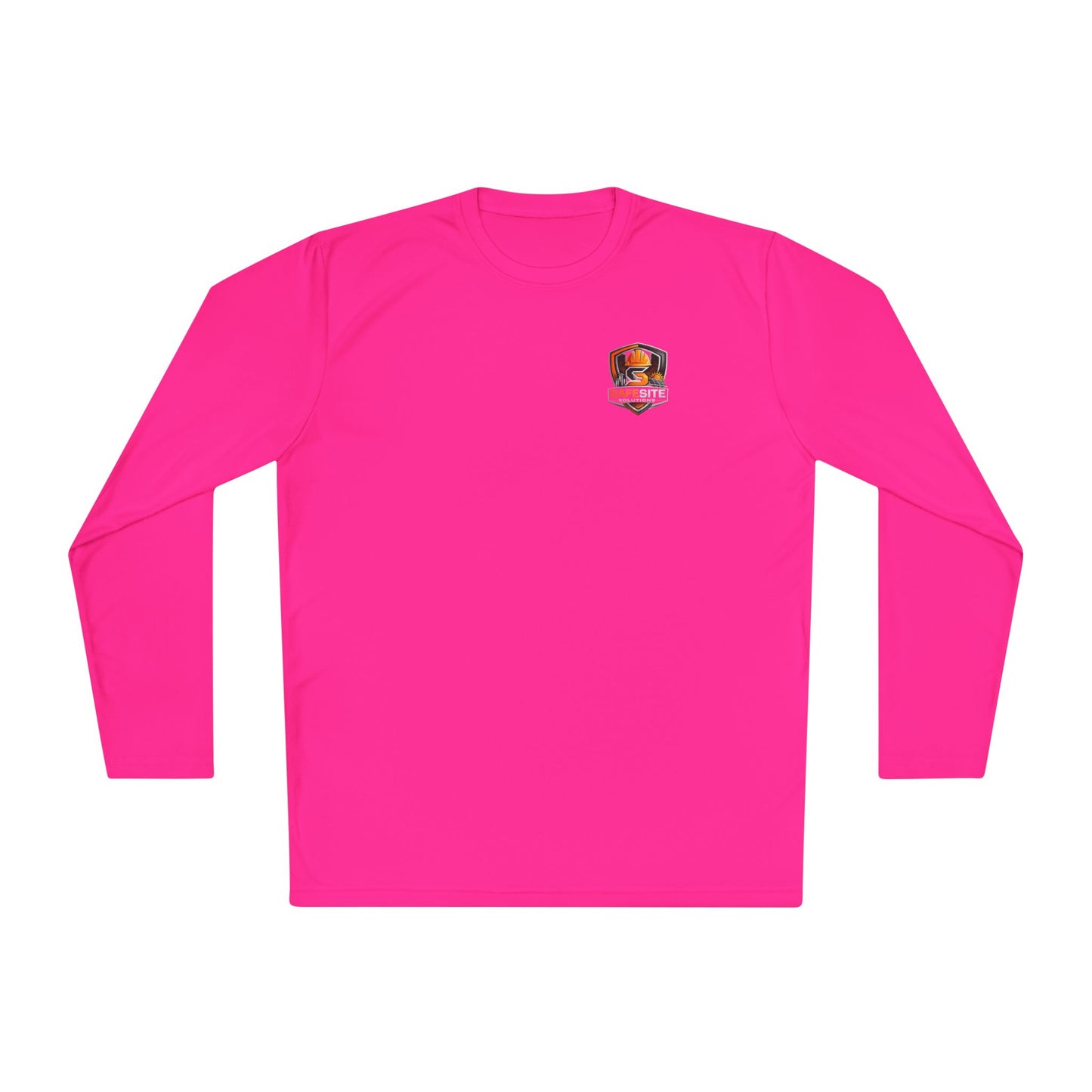 Solar Field Crew Long Sleeve Tee — 'Go Home Safe' Construction Worker Shirt